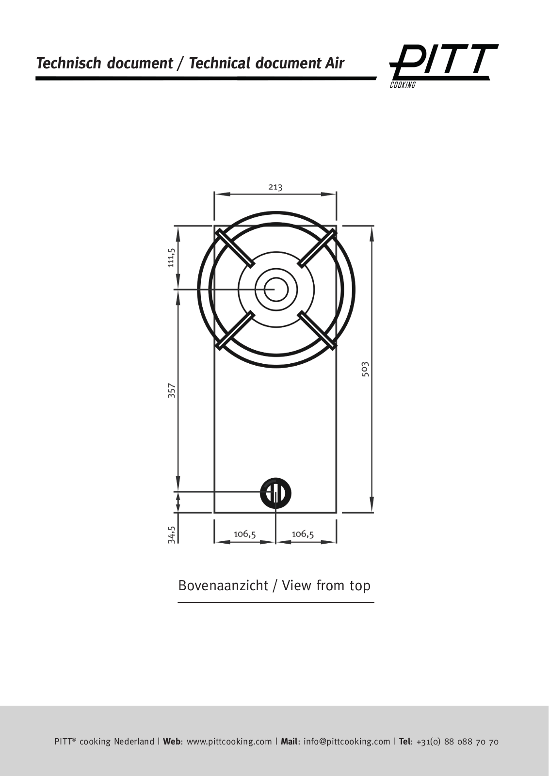 Pitt AIR-AL, AIR-BR Specifications Sheet - ManualMachine.com