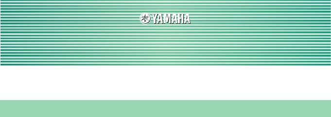 Yamaha Studio Manager Version 2 INSTALLATION GUIDE
