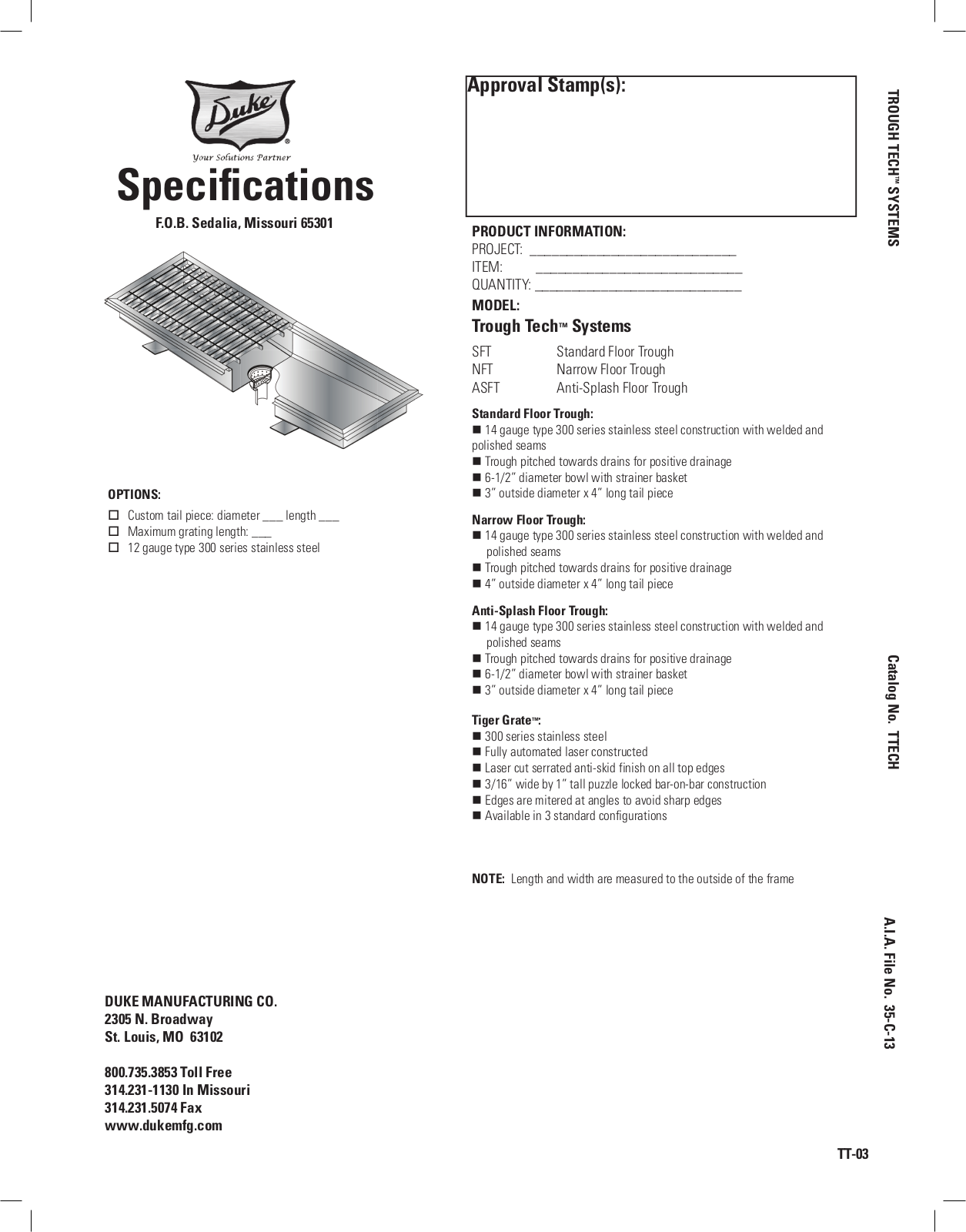 Duke ASFT User Manual