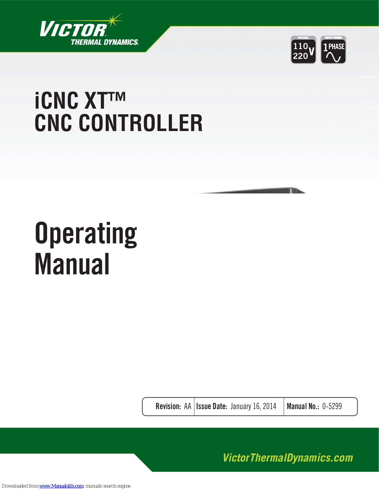 Victor iCNC XT Operating Manual