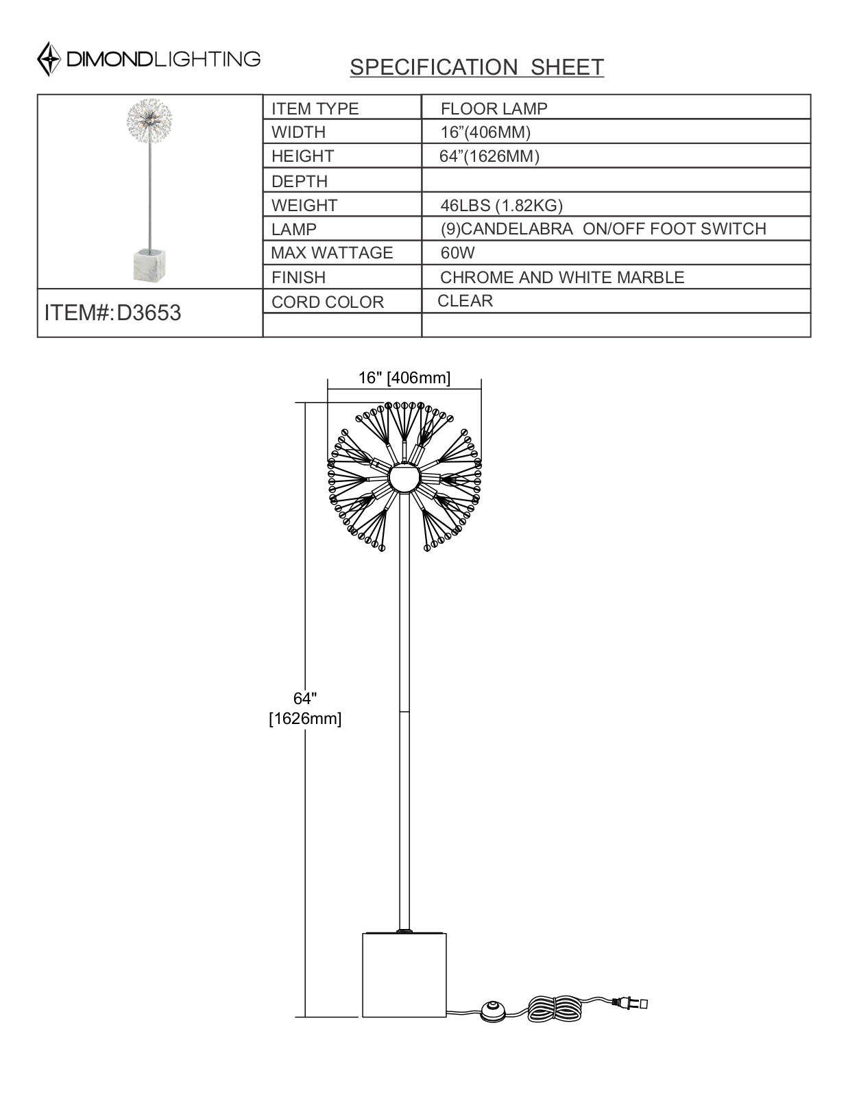 ELK Home D3653 User Manual