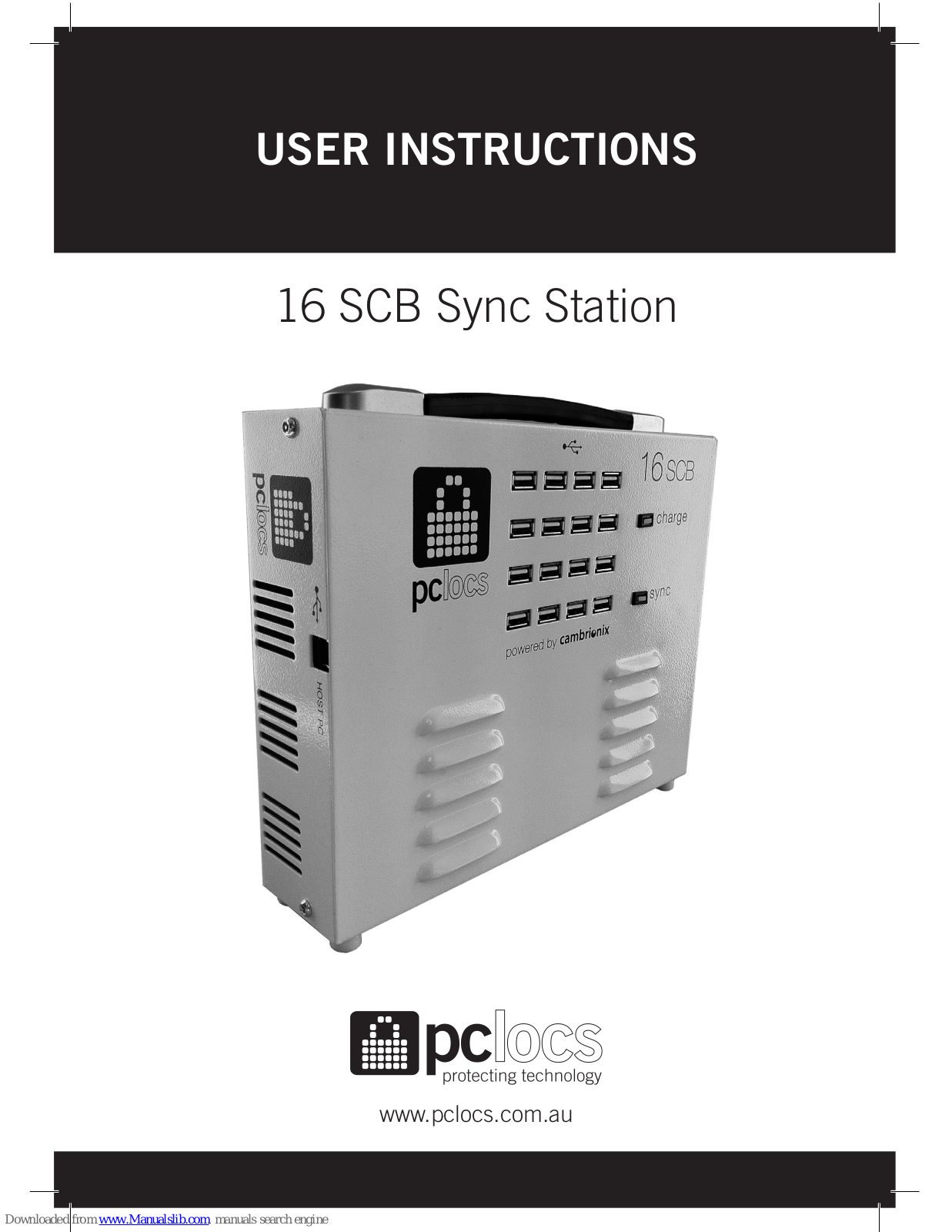 PC Locs 16 SCB User Instructions - ManualMachine.com