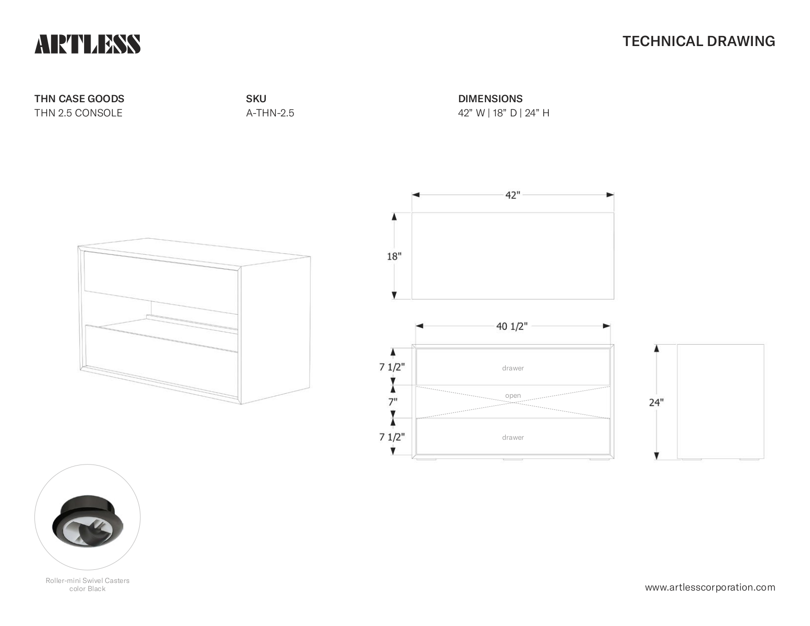 ARTLESS LYS1312 Dimensions - ManualMachine.com