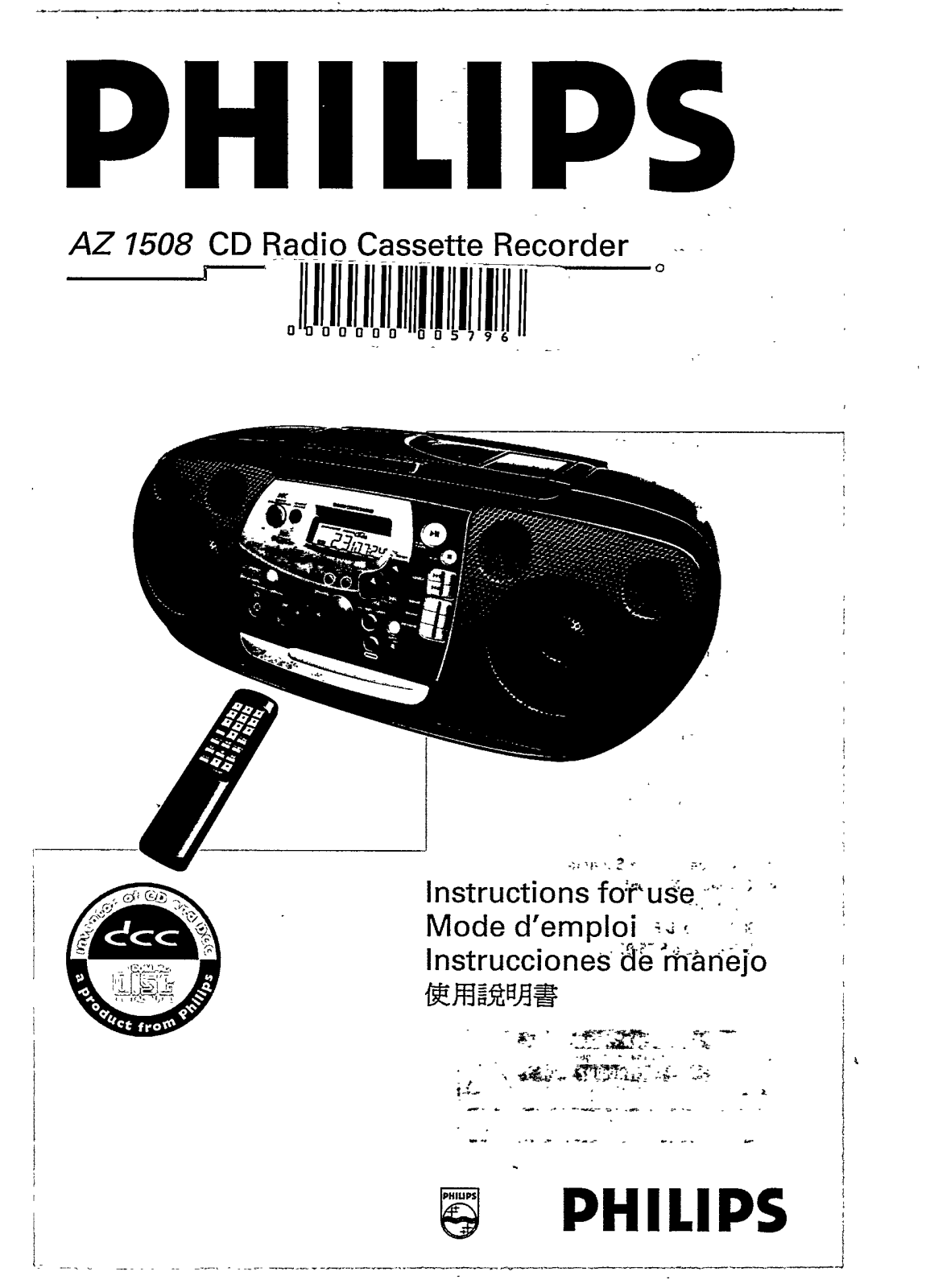 Magnavox AZ1508 User Manual