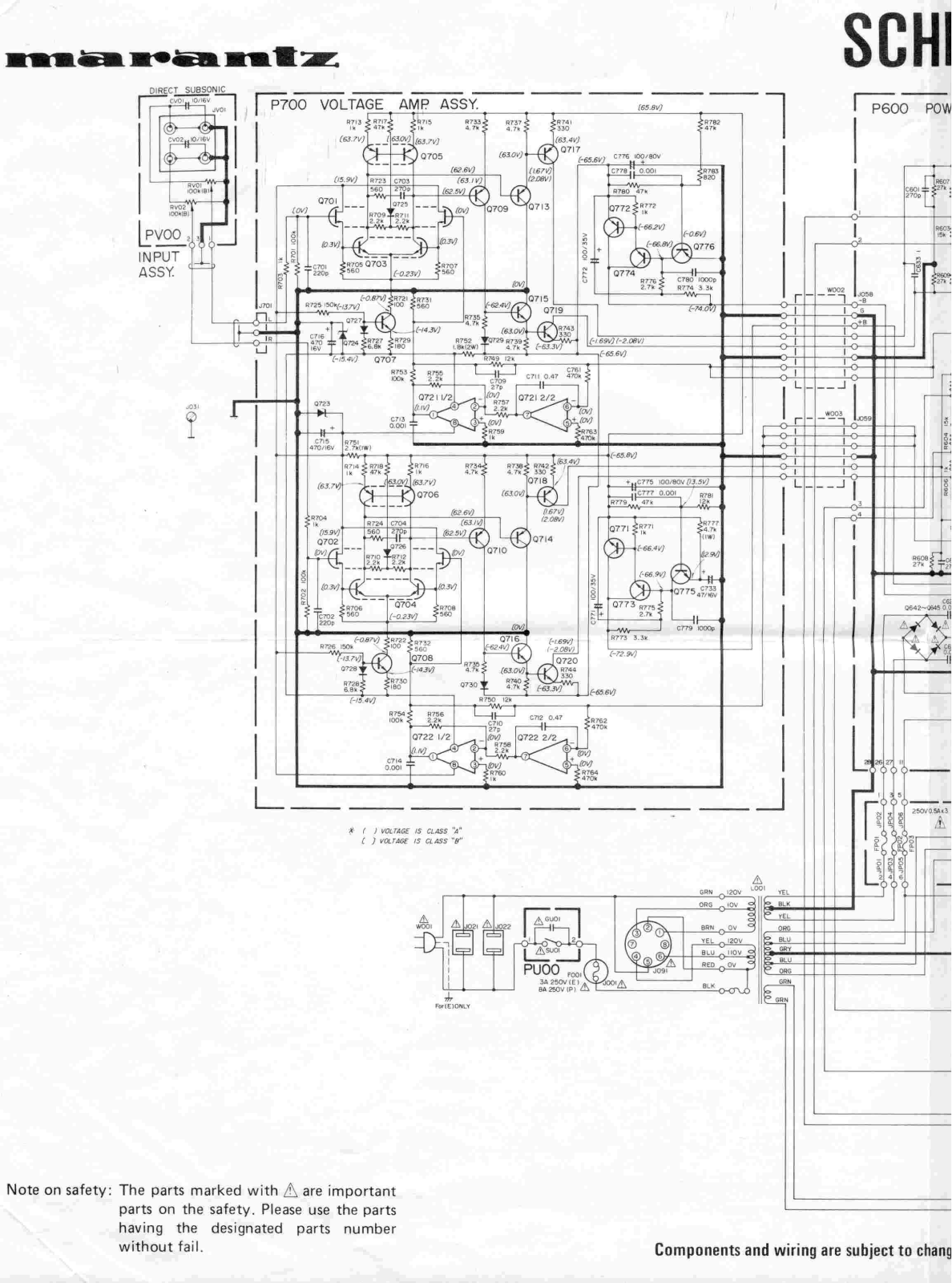 Marantz SM-6 Schematic