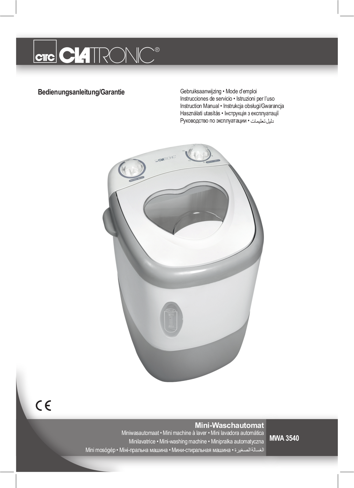 Clatronic MWA 3540 User manual