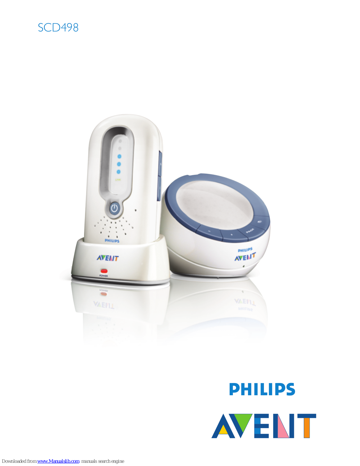 Philips AVENT Avent DECT baby monitor SCD498, SCD498/00 User Manual