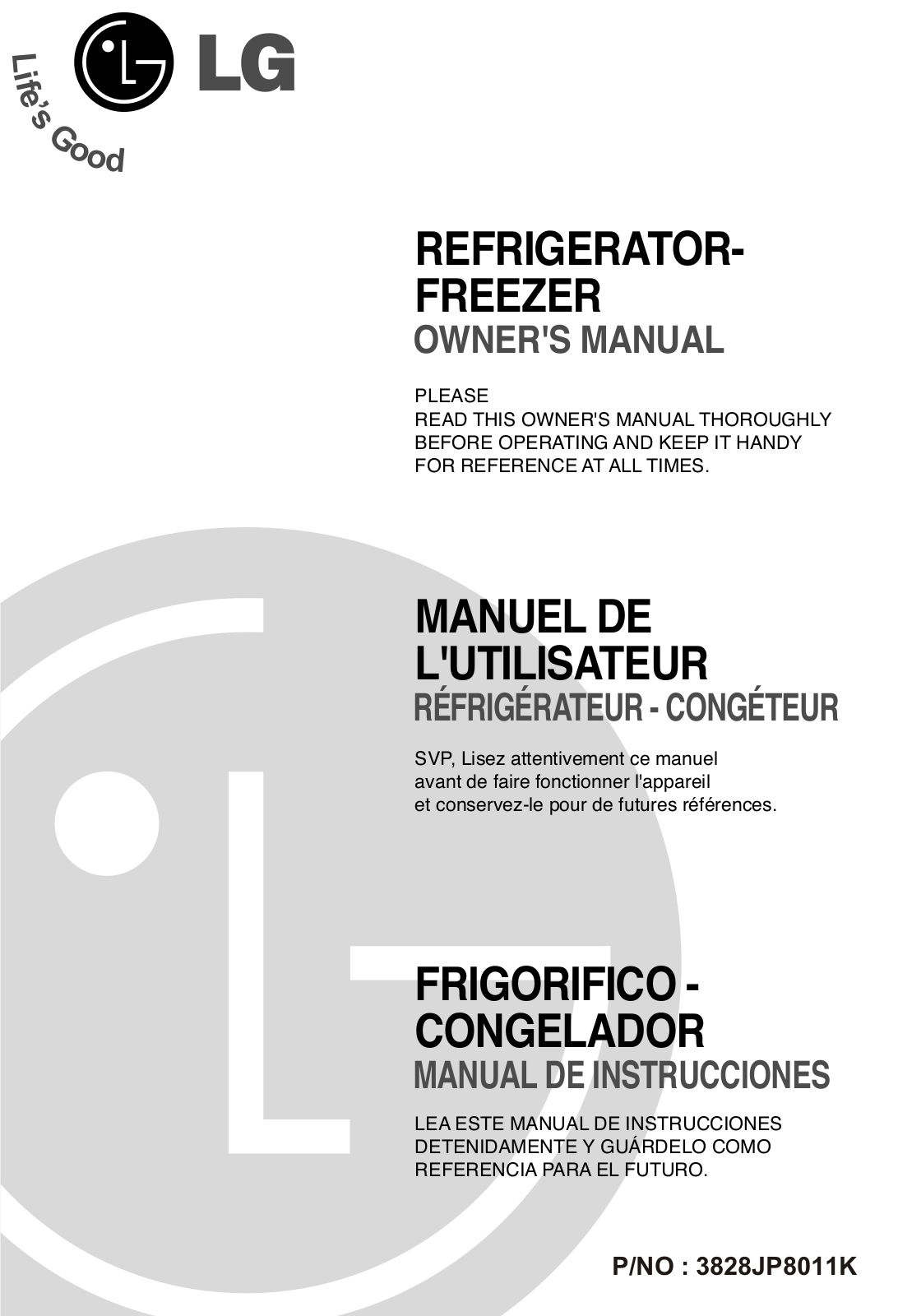 LG GN-U292RLC User Guide