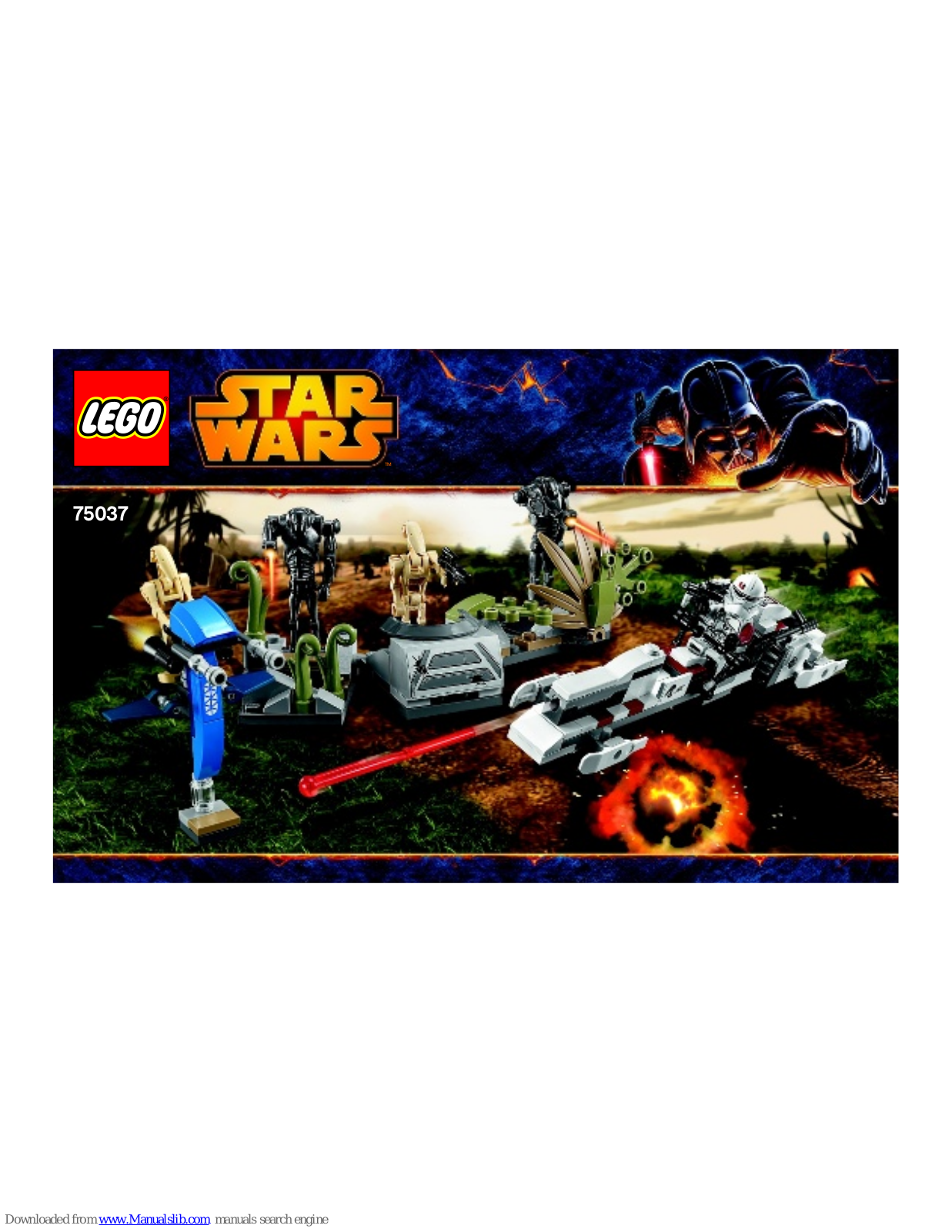 LEGO 75037, 75041, Star Wars 75037 Instructions Manual