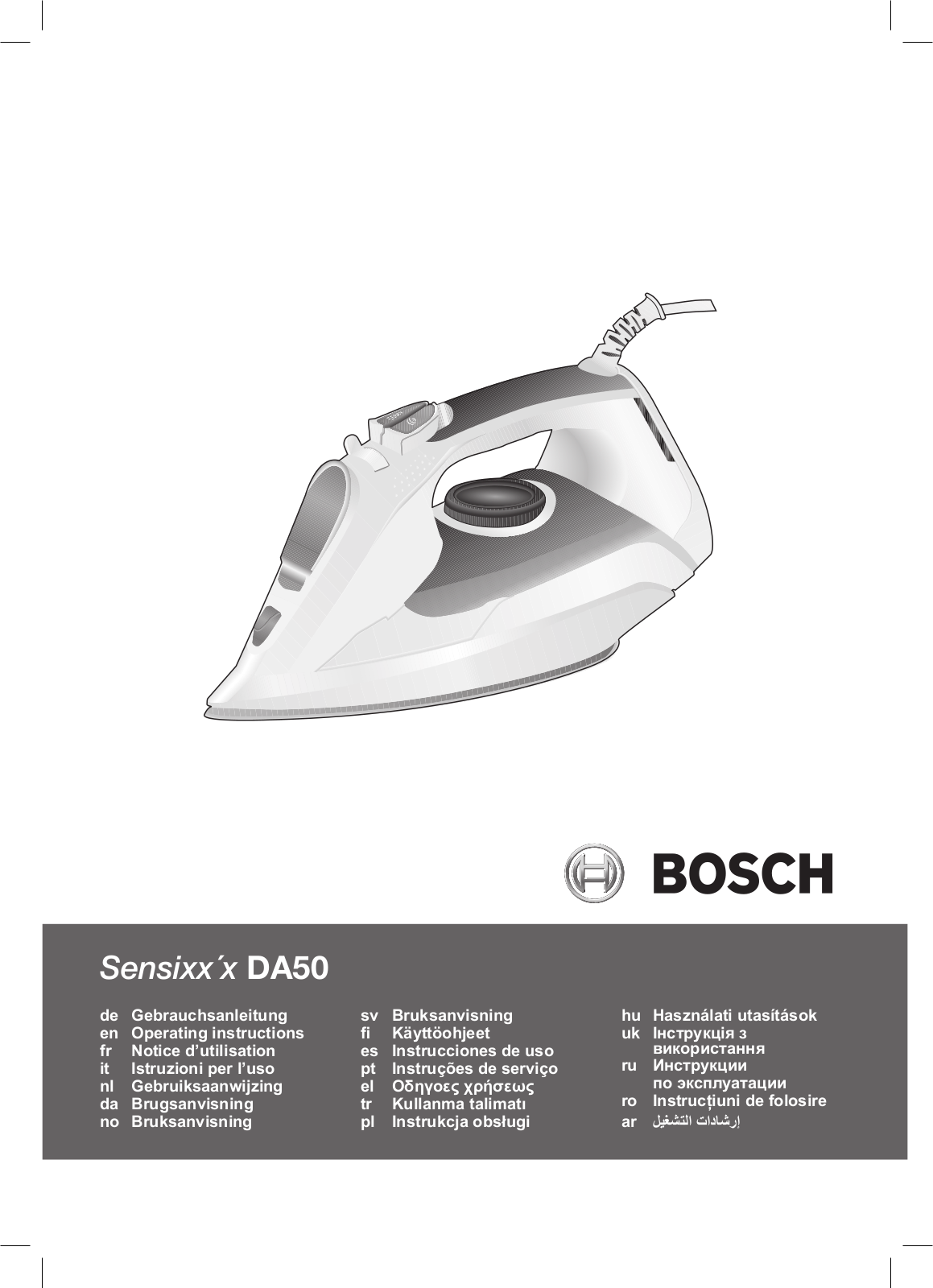 Bosch TDA 502811 S User Manual