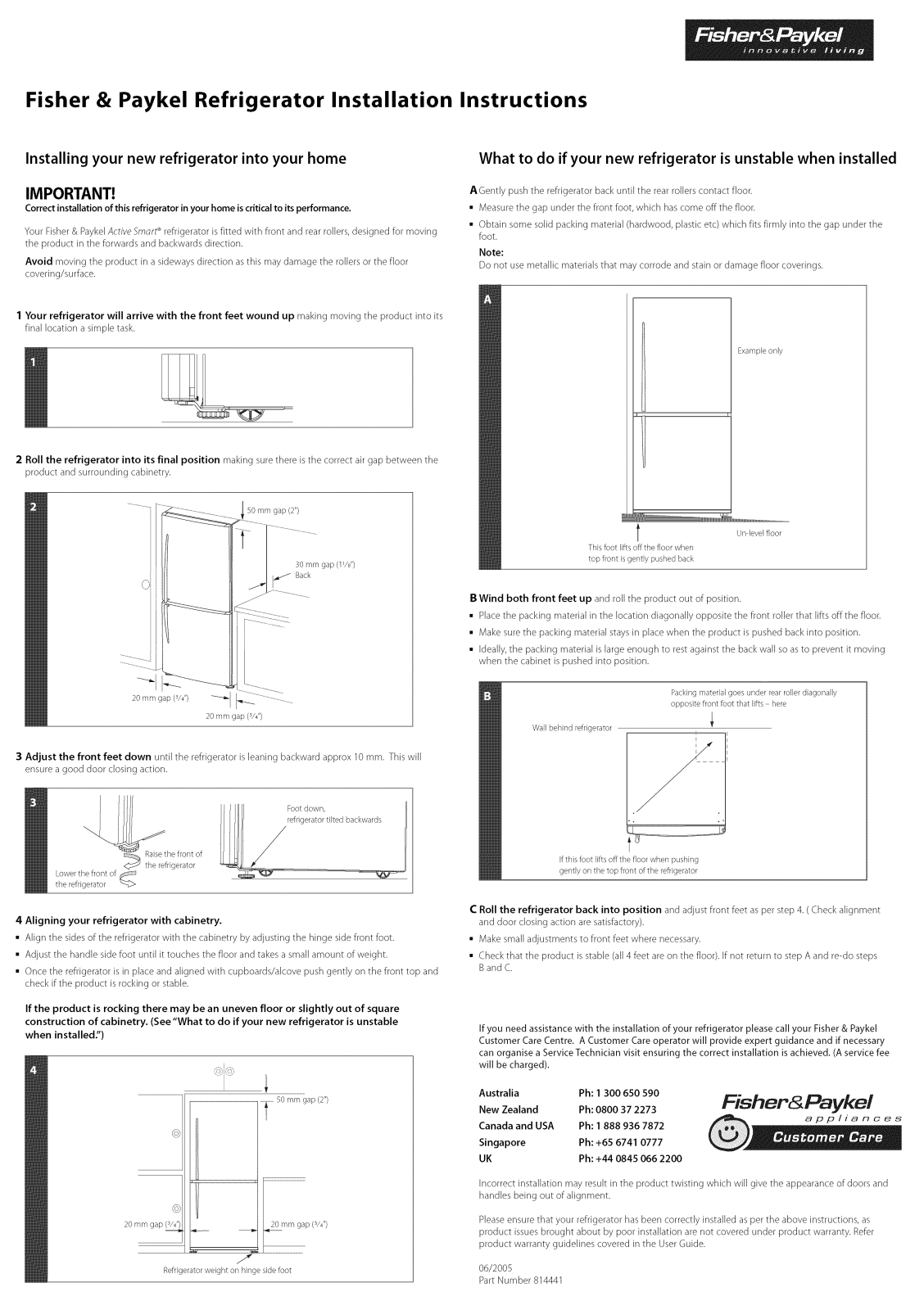 Fisher & Paykel E522, E522A, E522A-21637A, E522A-21639A, E522A-21640A Installation Guide - ManualMachine.com