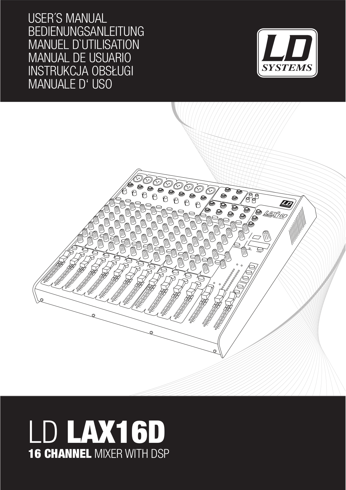 LD Systems LAX 16 D User Manual