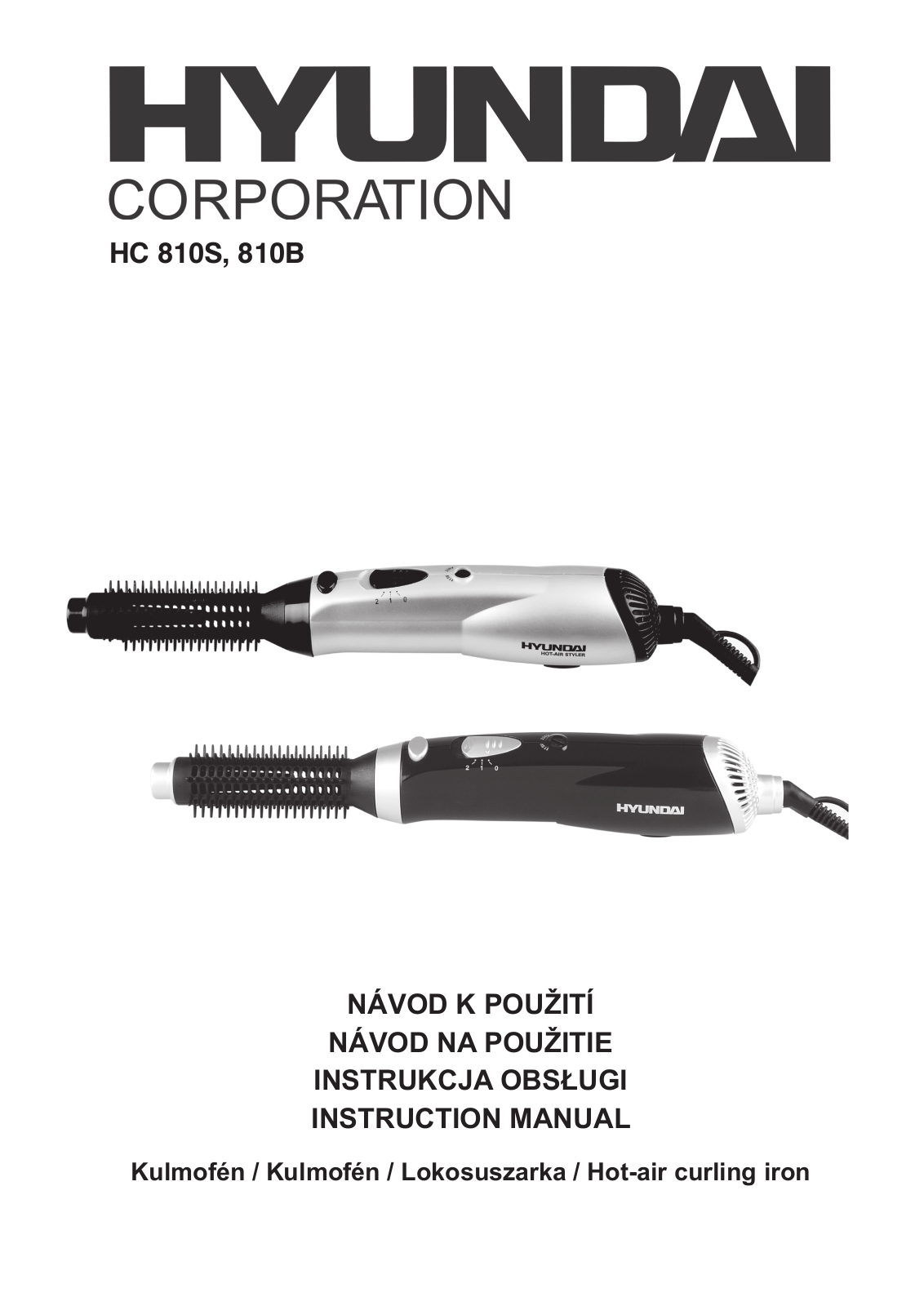 Hyundai HC 810 User Manual