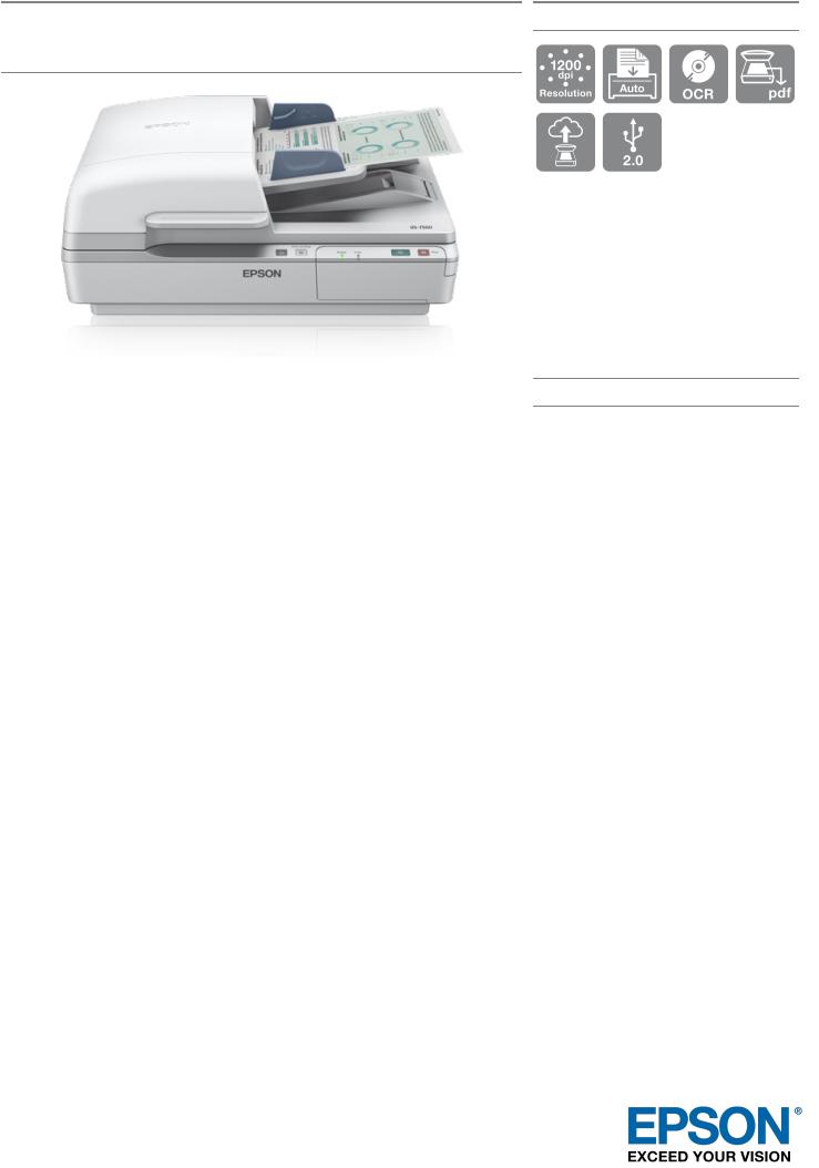 Epson WorkForce DS-7500 Manual