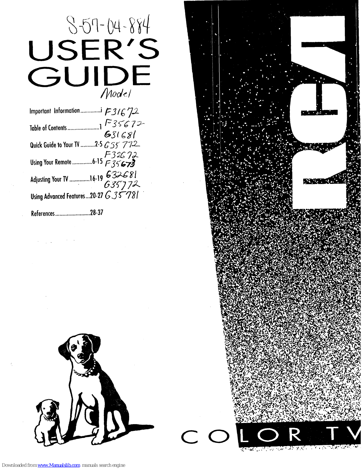 RCA F35672, F31672, F35673, F32672 User Manual - ManualMachine.com