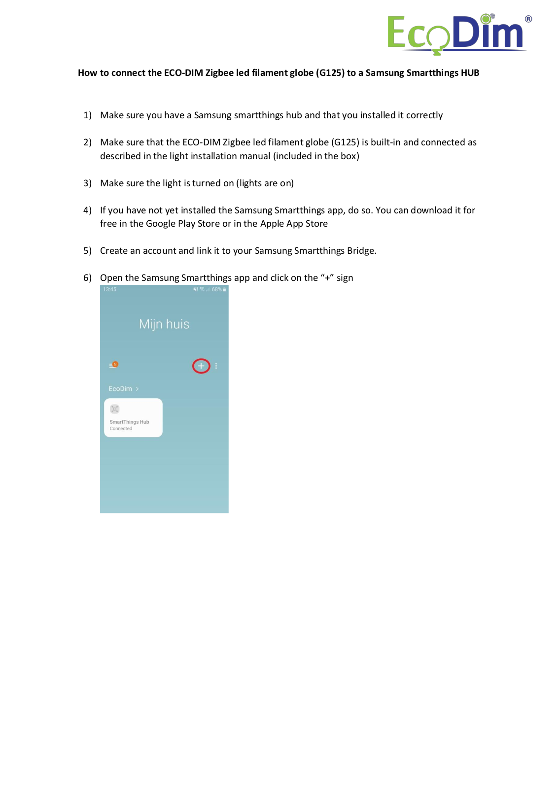 ECO-DIM G125 User Manual