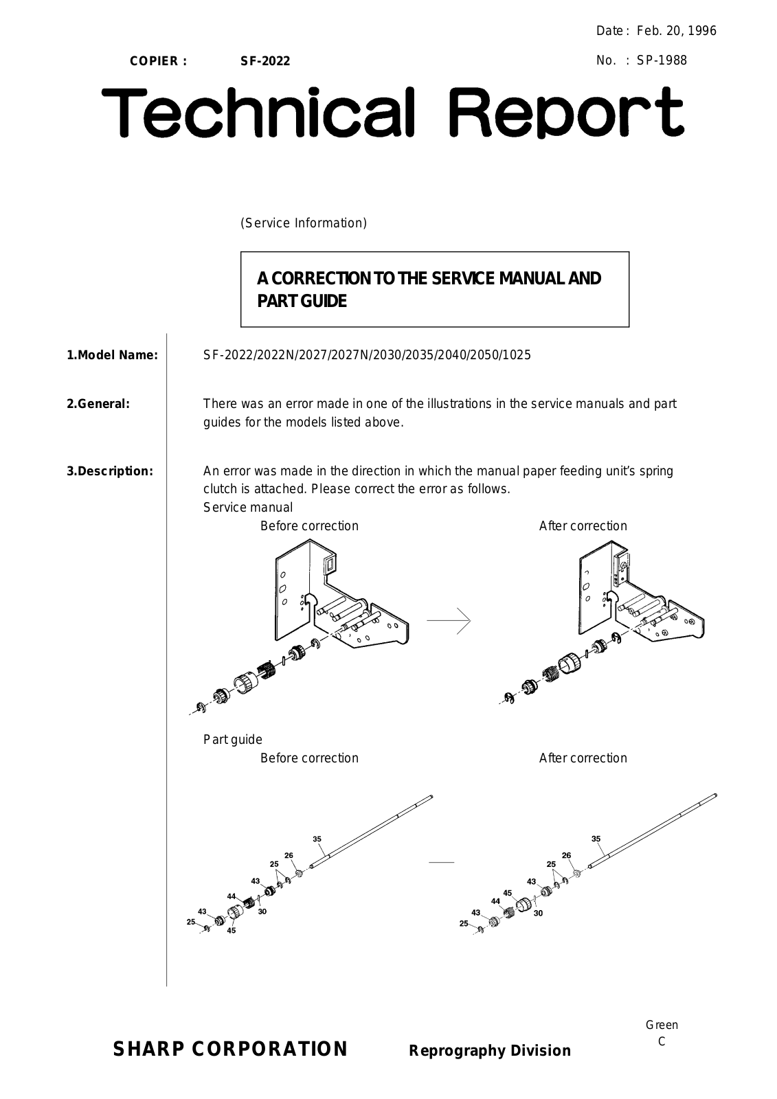 SHARP sp1988 Technical Report