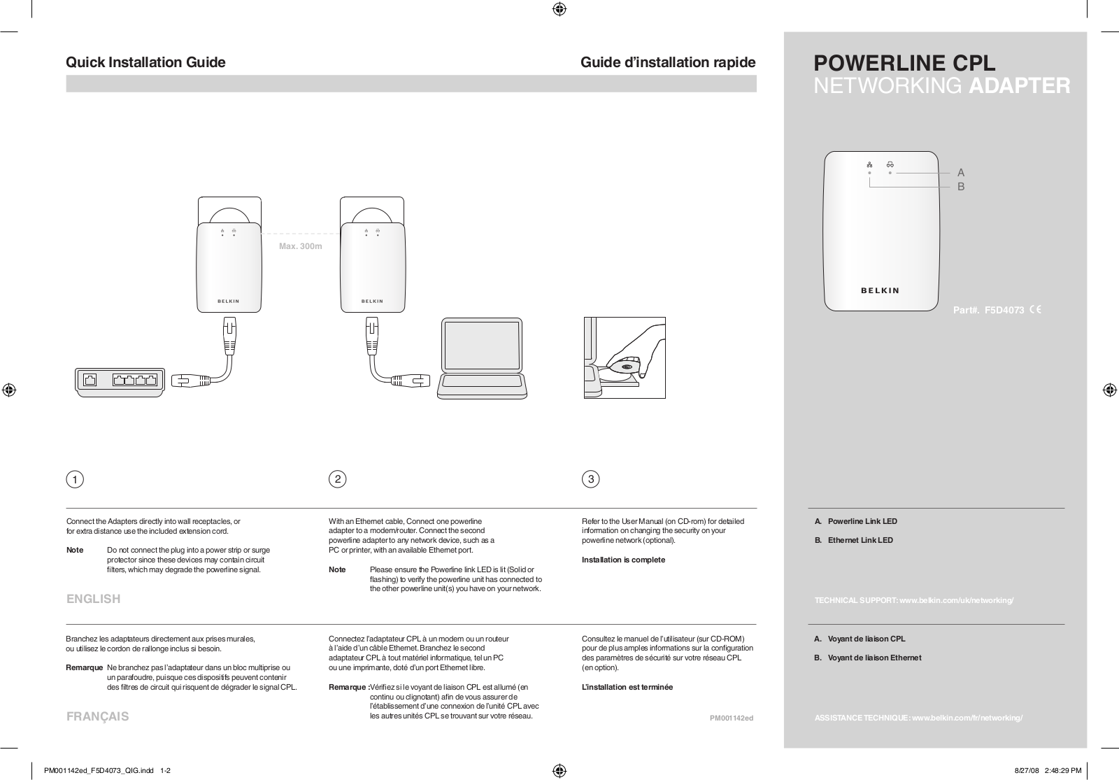 BELKIN F5D4073ED User Manual