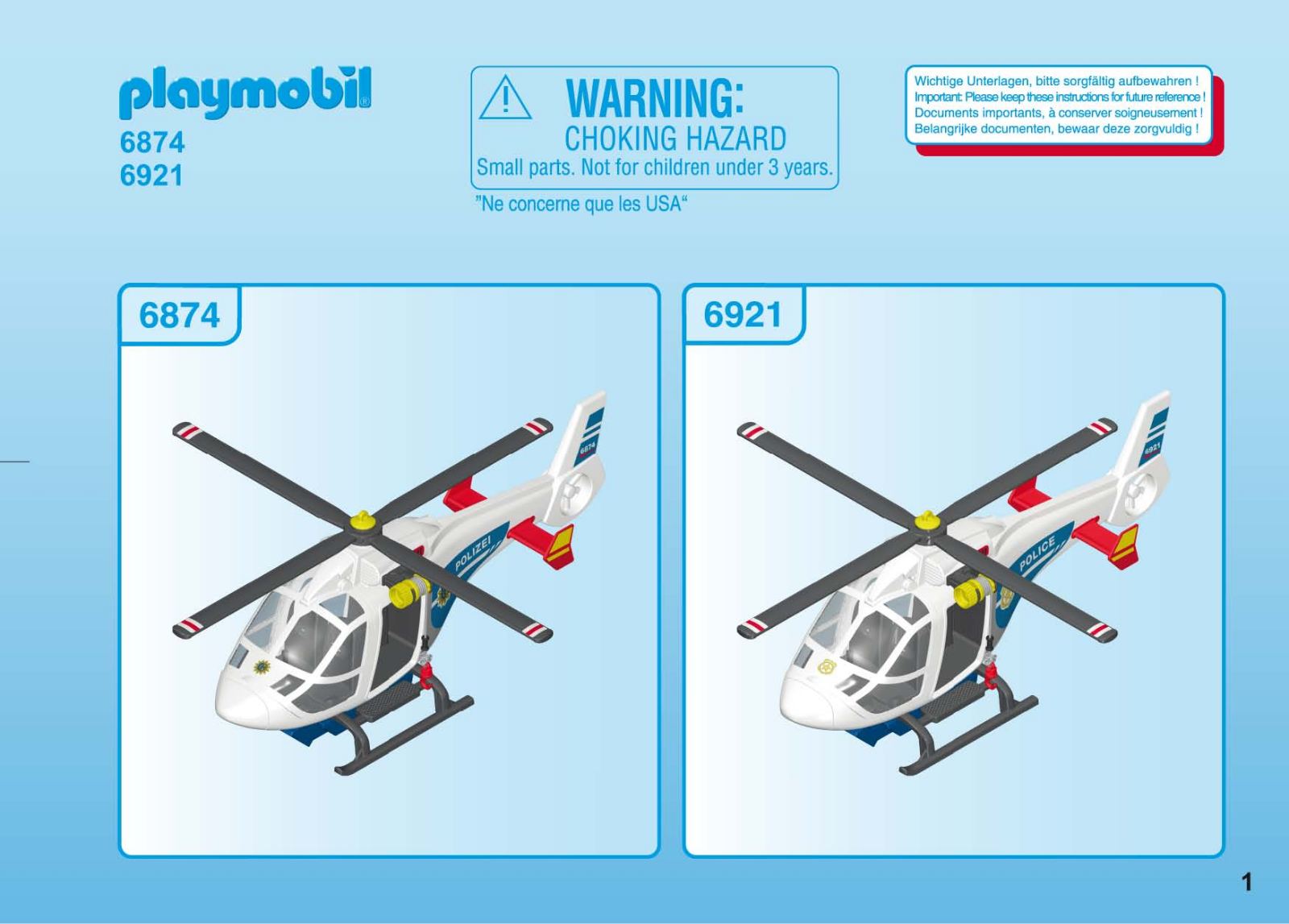 Playmobil 6921 Instructions