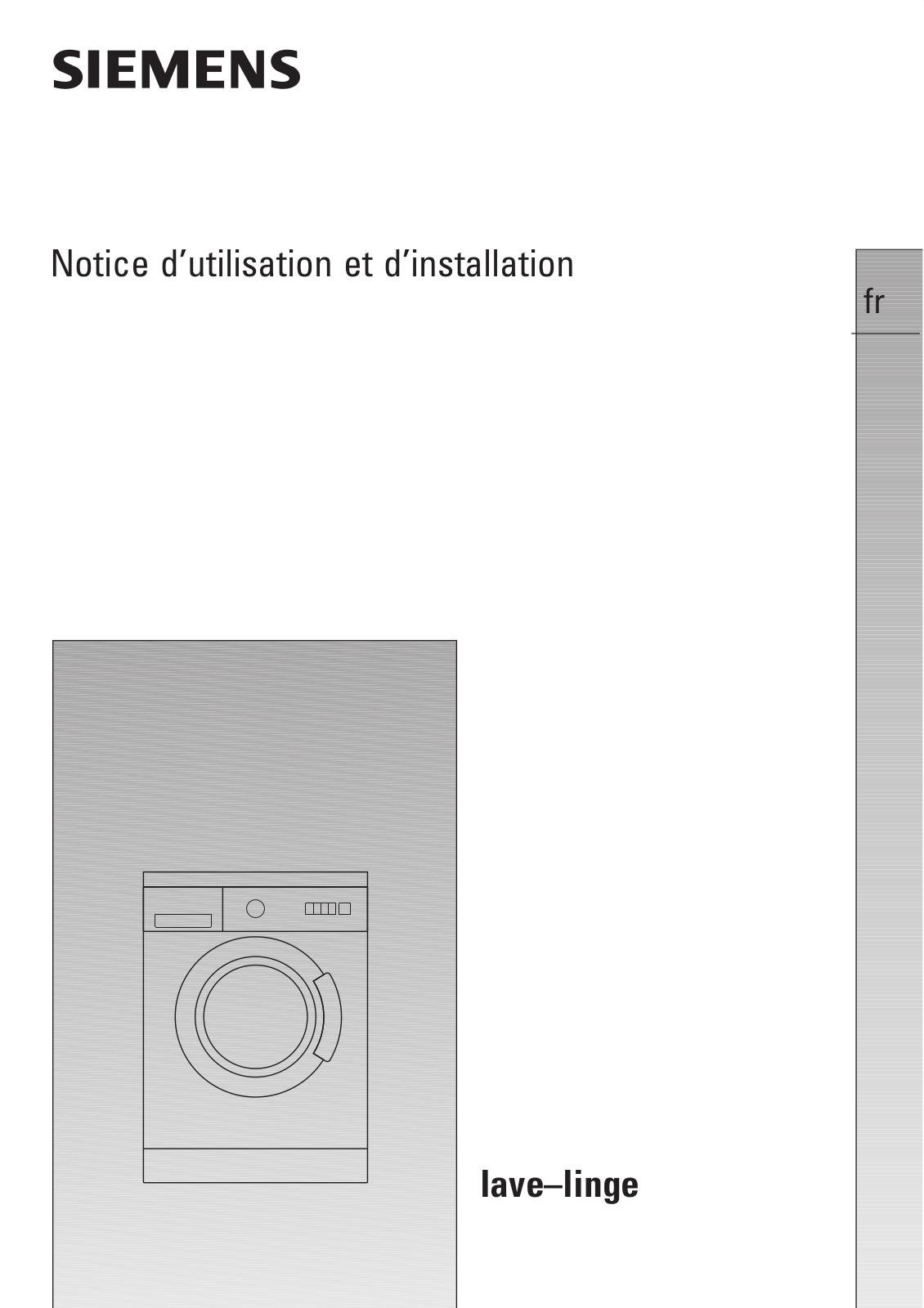 SIEMENS WXSP1261FF User Manual