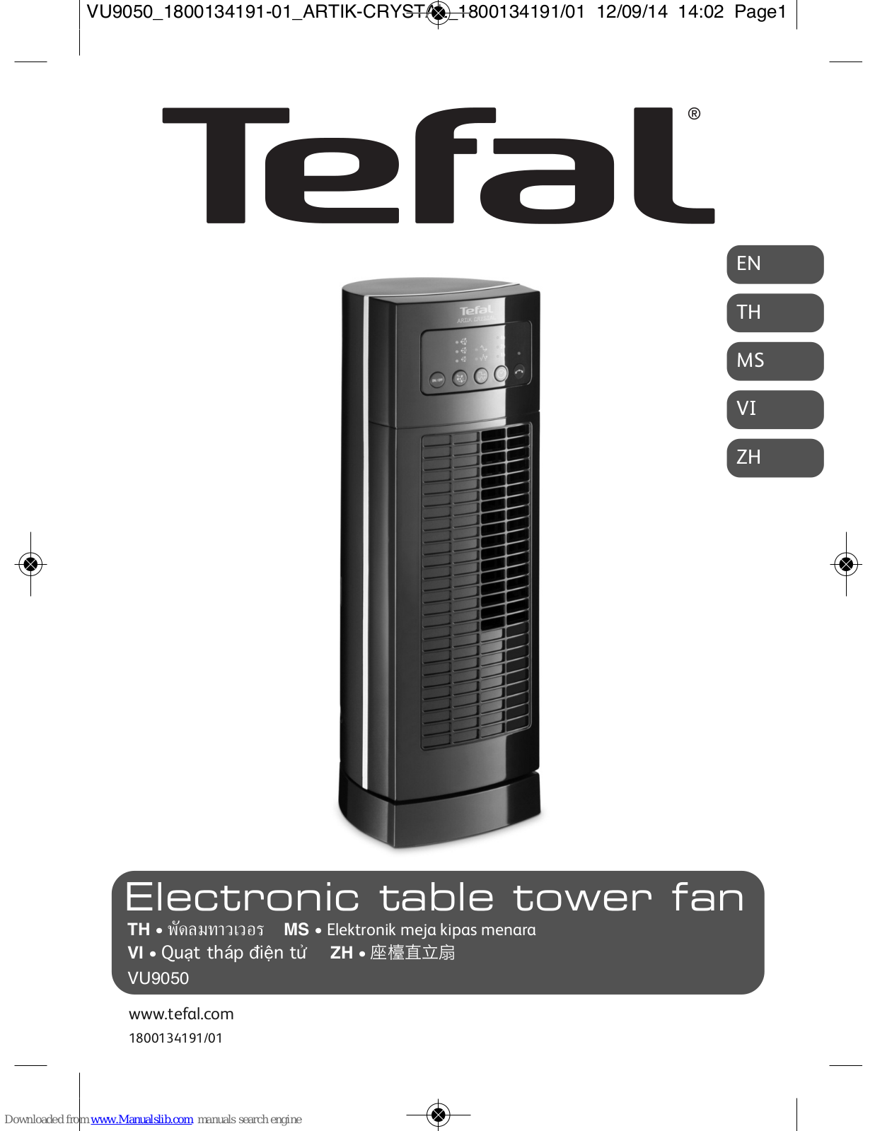 TEFAL VU9050 User Manual