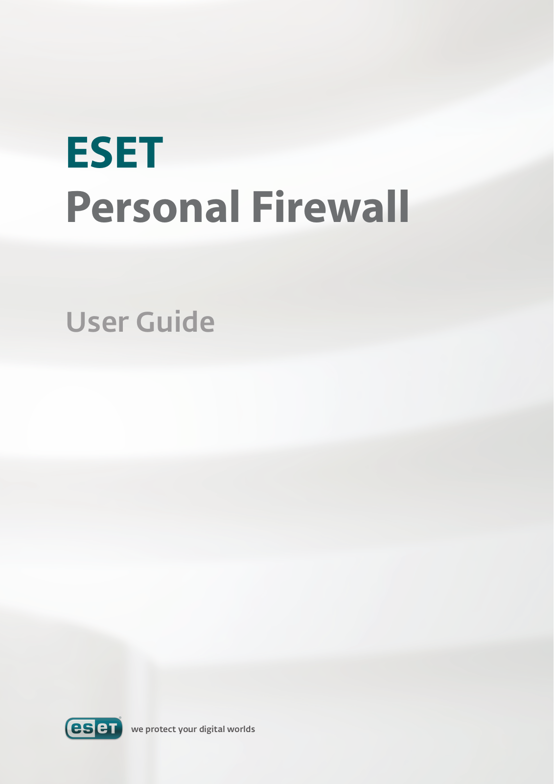 Eset PERSONAL FIREWALL User Manual