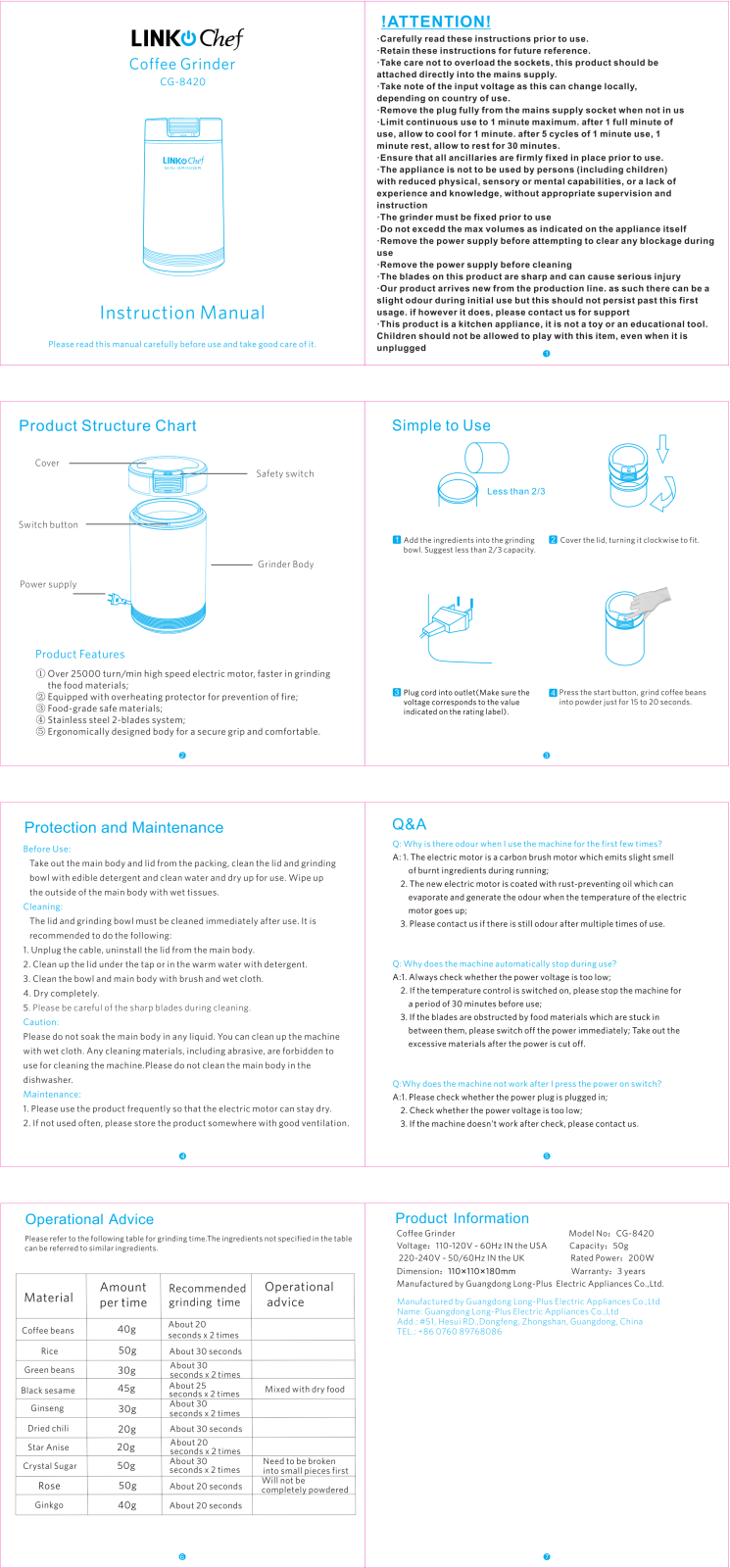 LINKChef LNKC1000 Users manual - ManualMachine.com