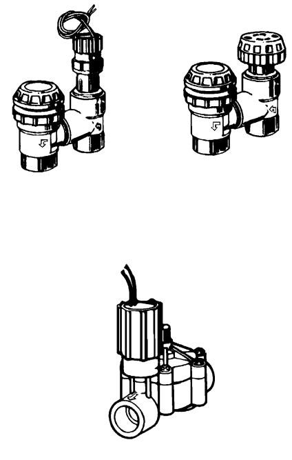 RAIN BIRD Residential Valves Installing Manual