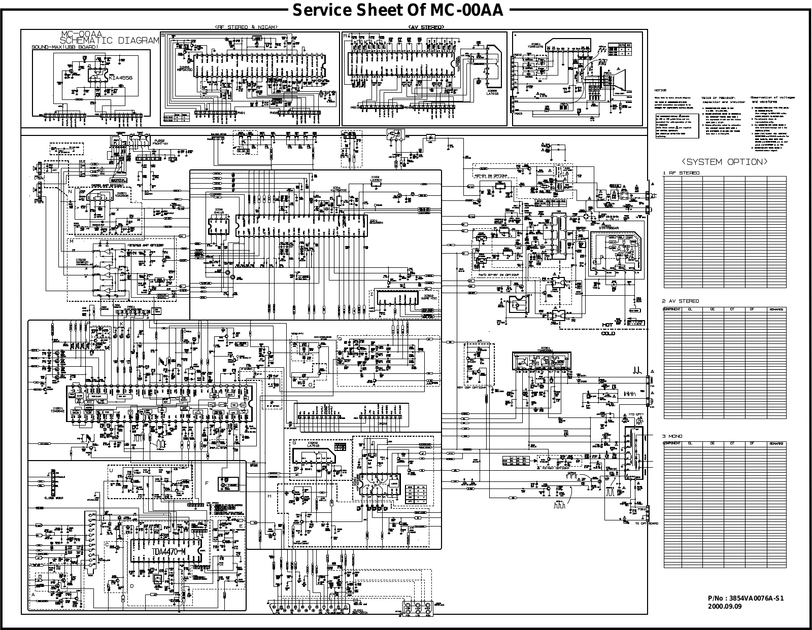 LG MC-00AA Schematic