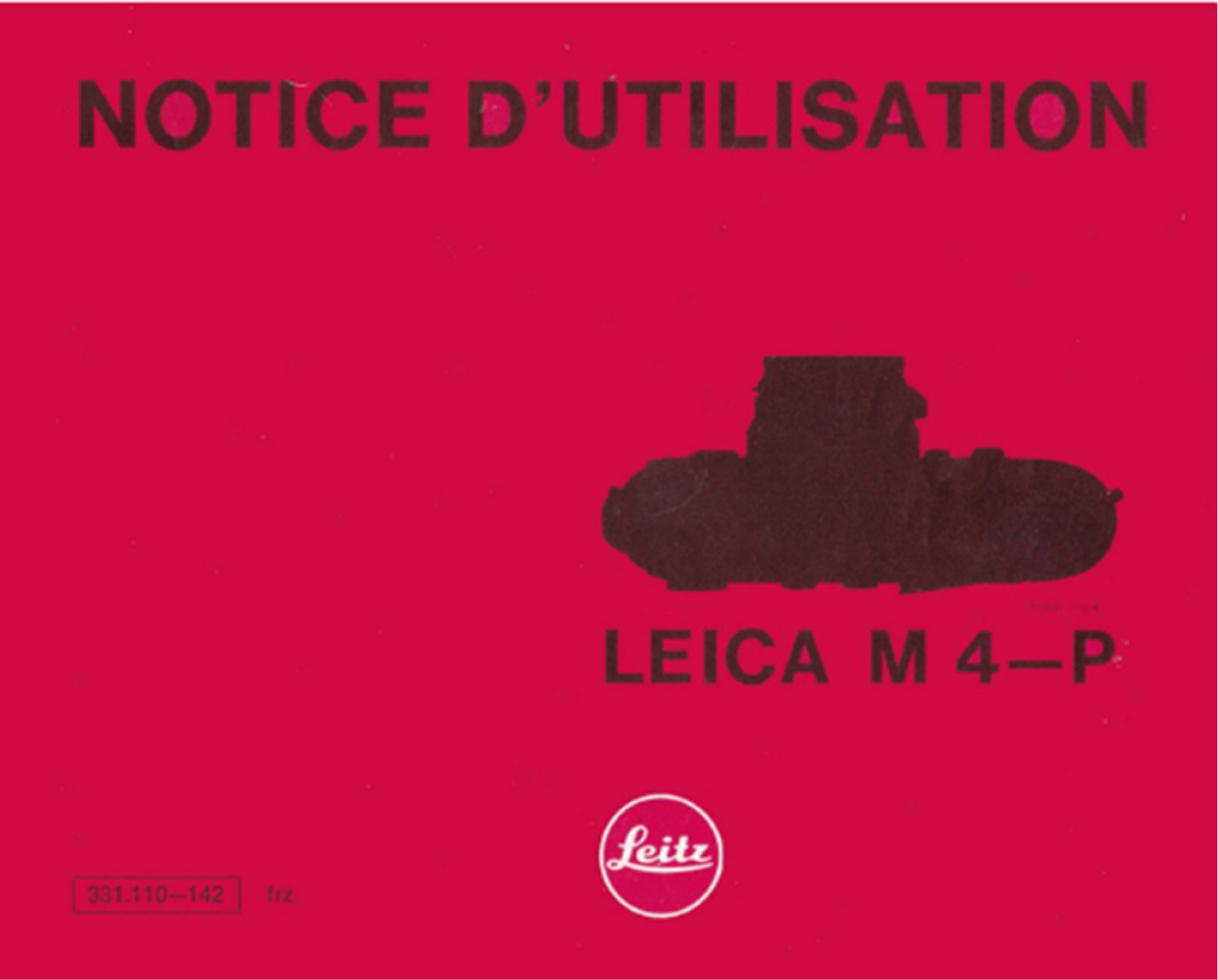 LEICA M4-P User Manual