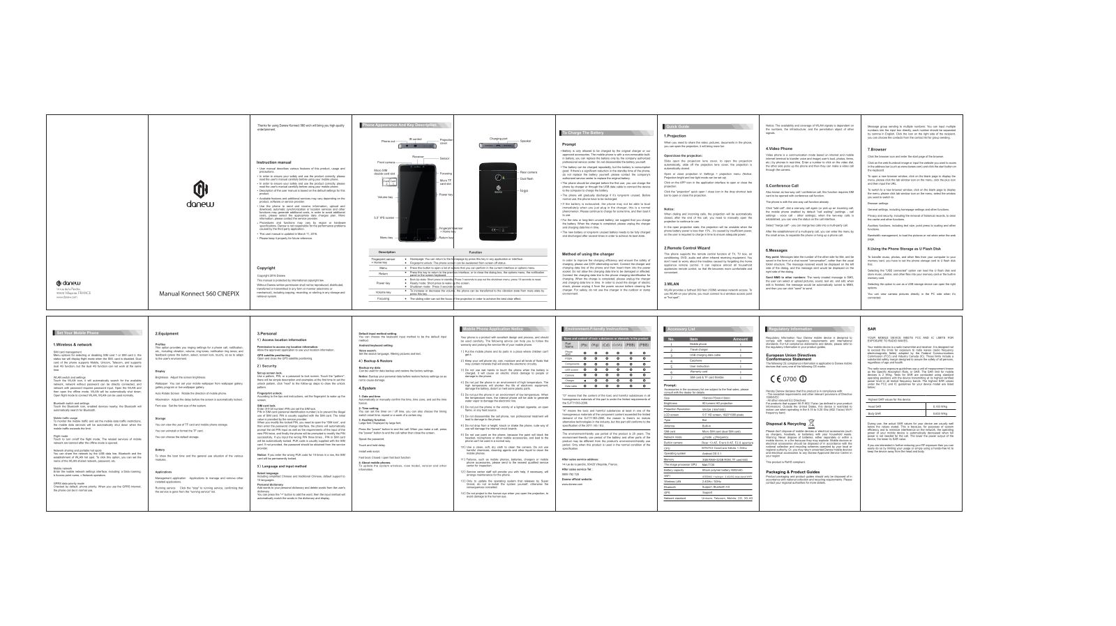 Danew Konnect 560 Instruction Manual