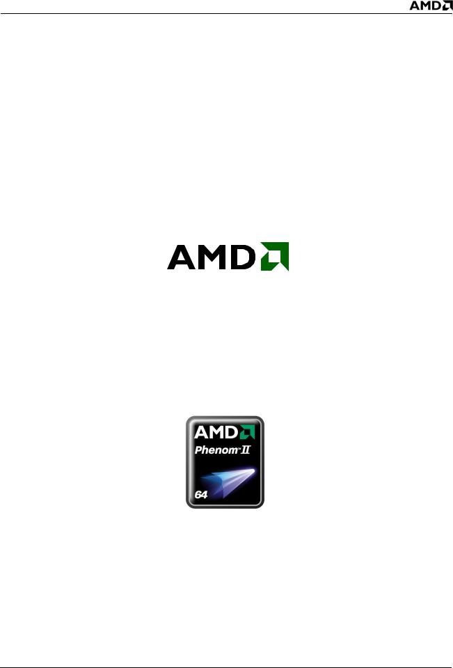 AMD Phenom II User Manual