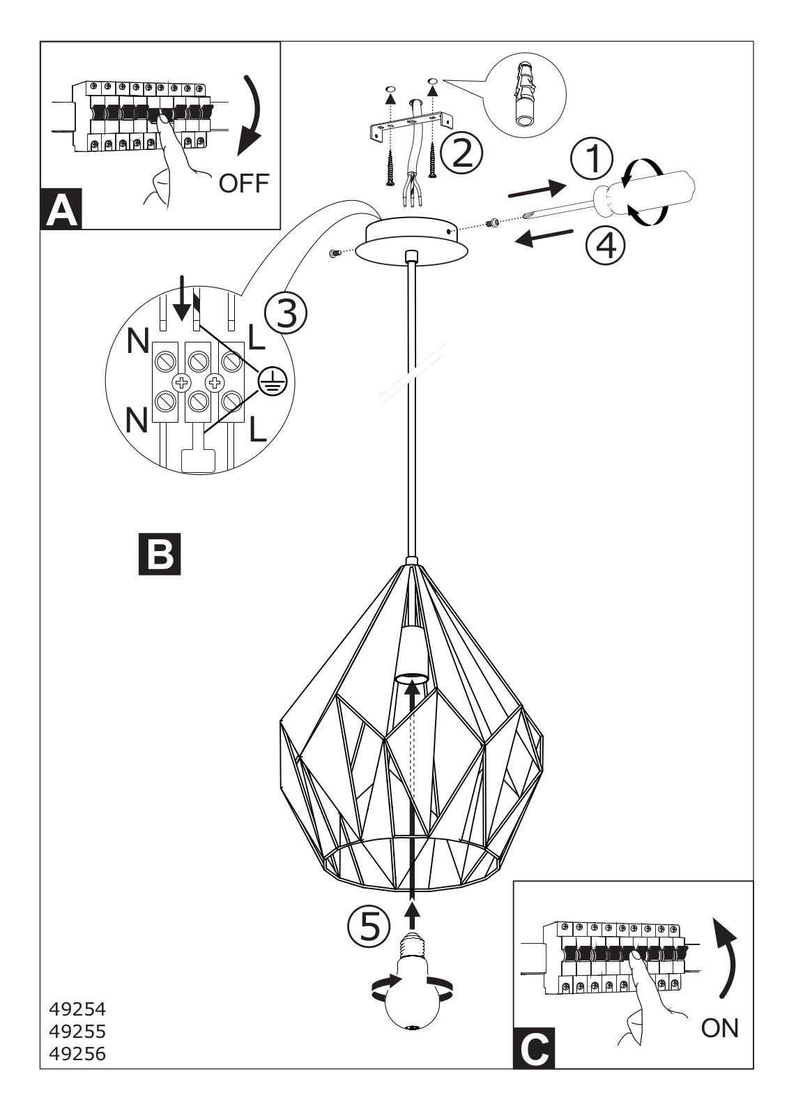 Eglo 49255 Service Manual