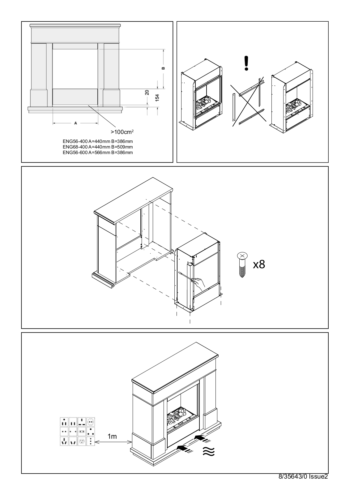 Dimplex ALAMEDA Installation Guide