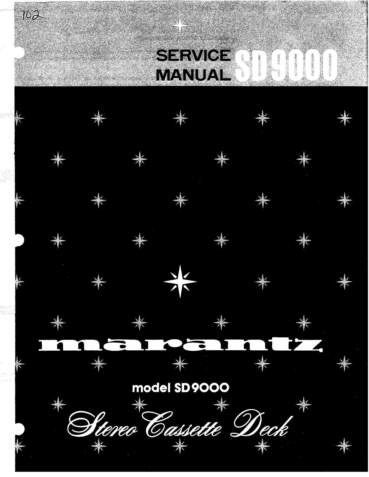 Marantz sd9000 Service Manual