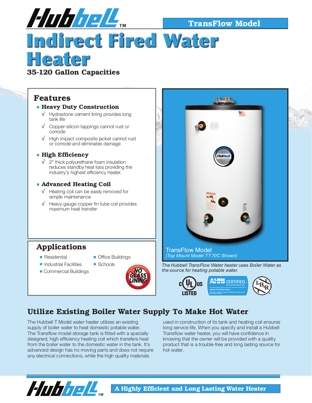 Hubbell Electric Heater TS120 User Manual