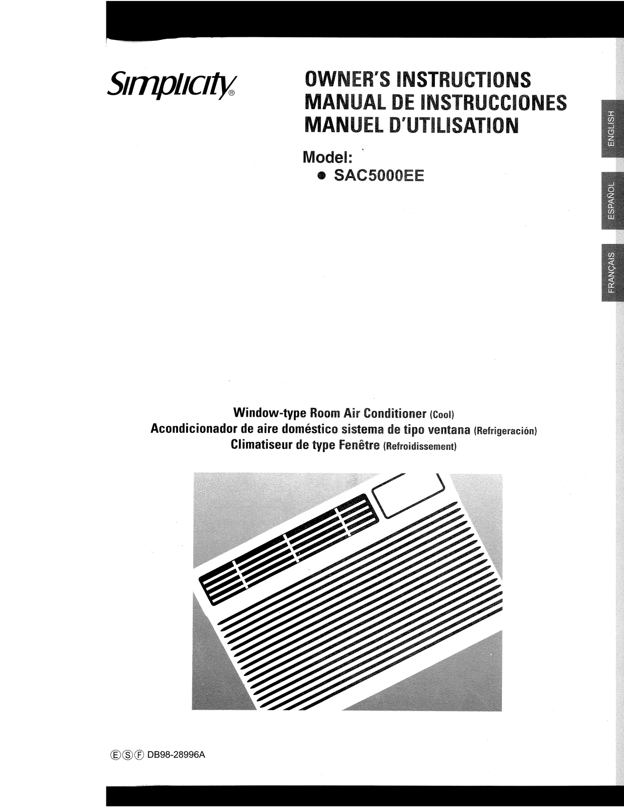 Danby SAC5000EE User Manual