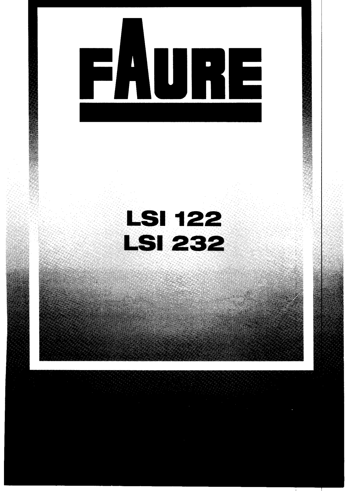 Faure LSI232W, LSI122W User Manual