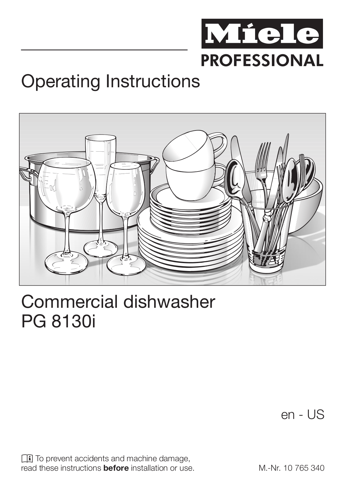 Miele PG 8130I User Manual