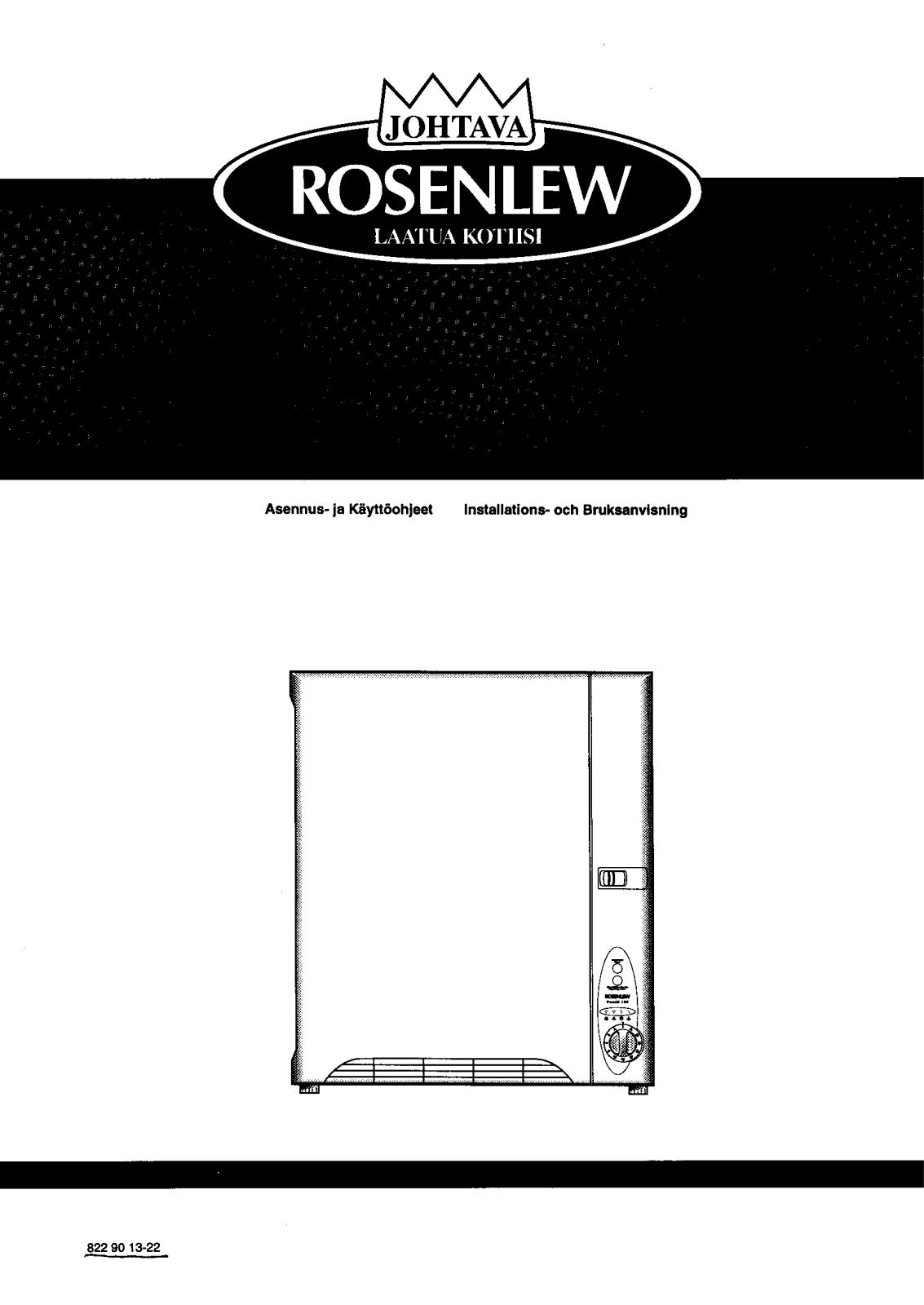 Rosenlew RTK109, RTK108 User Manual