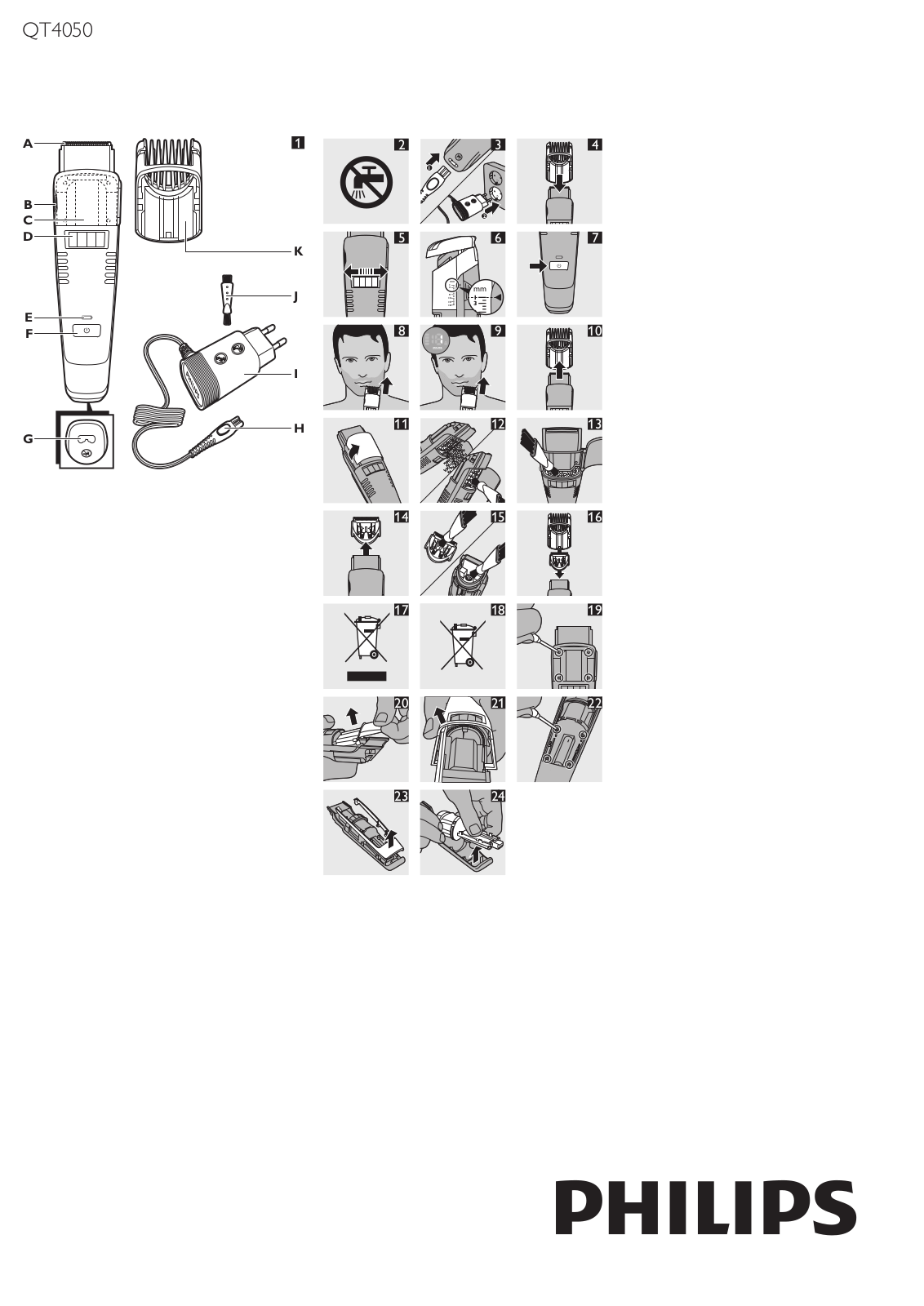 Philips QT 4050 User Manual