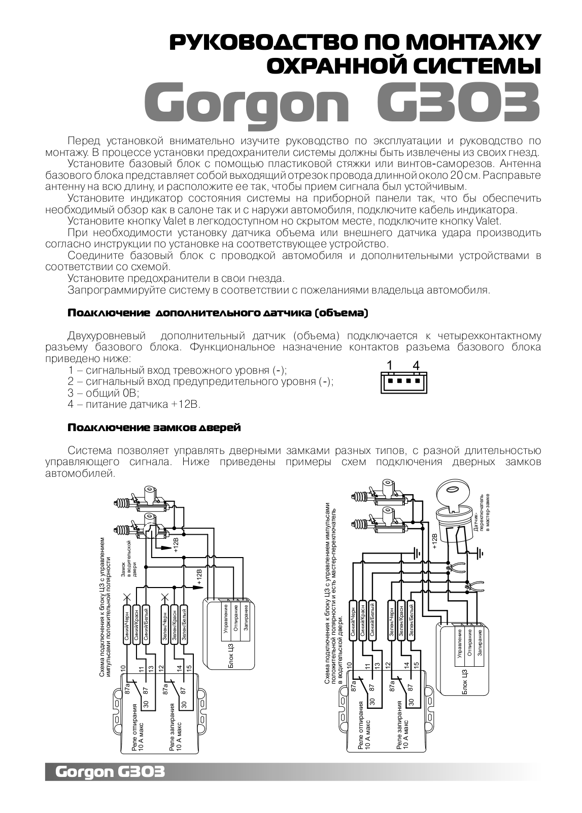 GORGON 303 User Manual