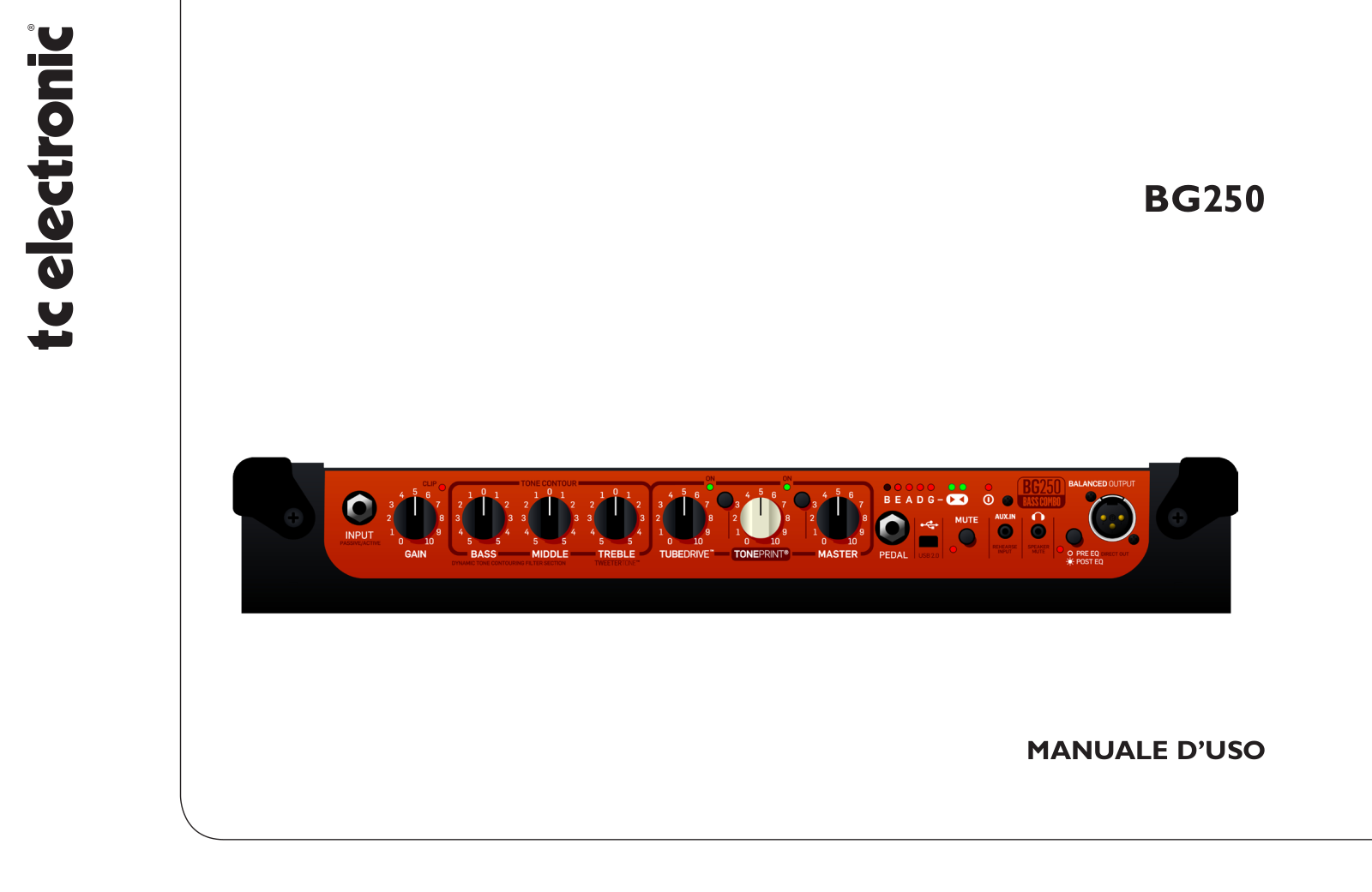 TC Electronic BG250 User manual