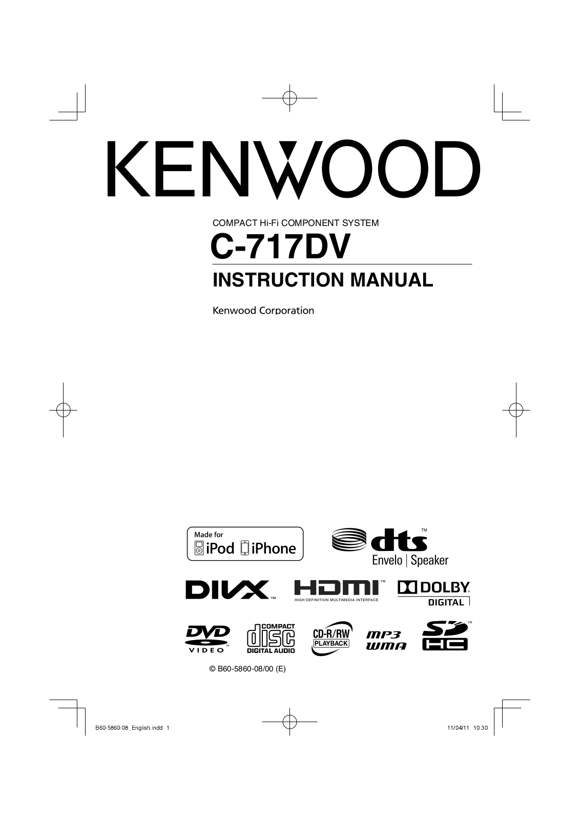 Kenwood C-717DV User Manual