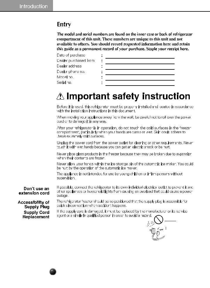 LG GC-B197WFF Owner’s Manual