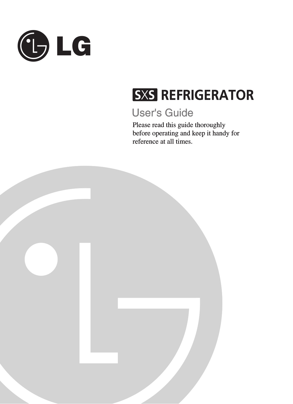 LG GC-B197WFF Owner’s Manual