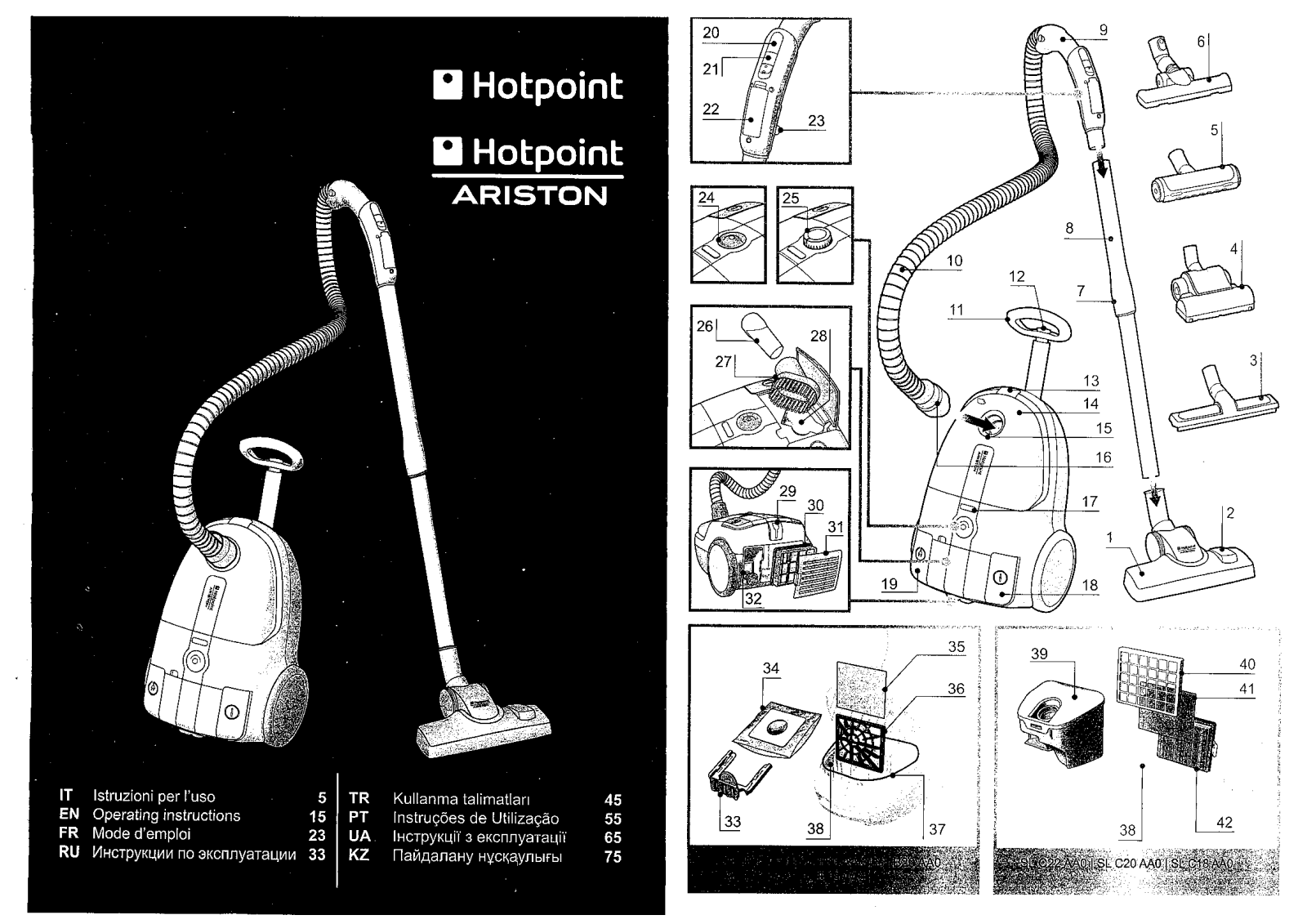 Hotpoint-ariston SL D16 APR User Manual