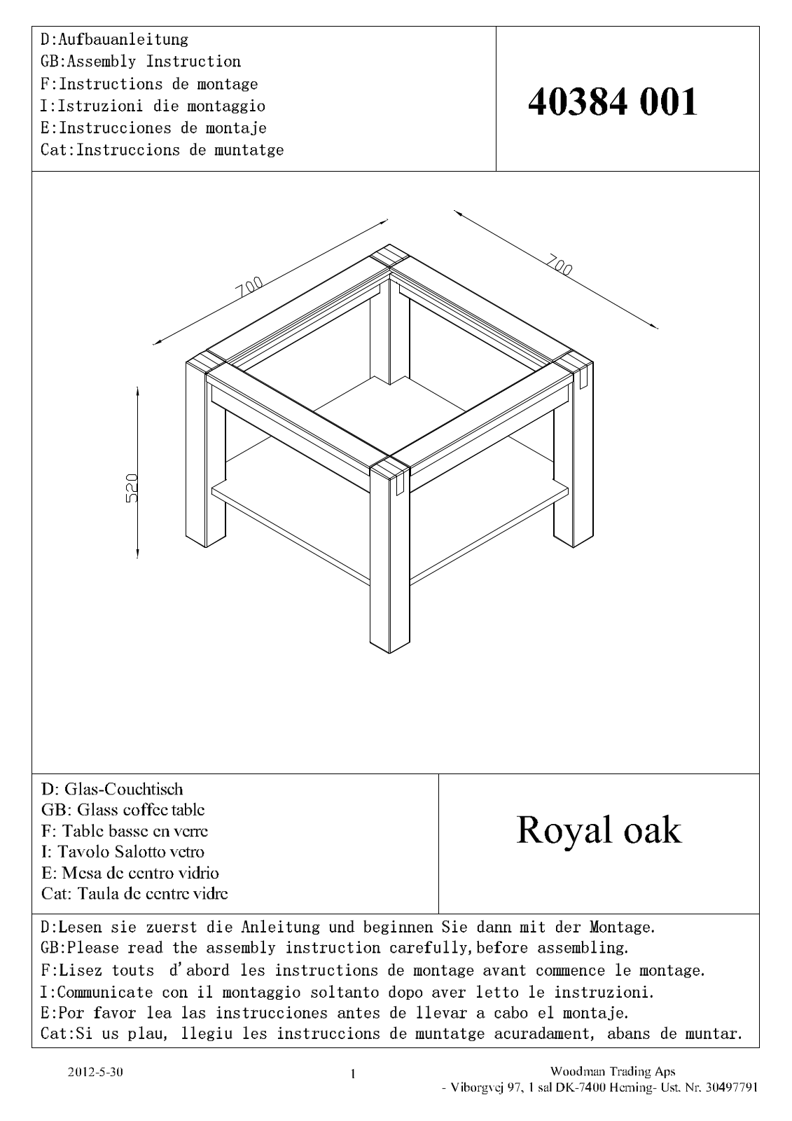 JYSK Svaneke User Manual