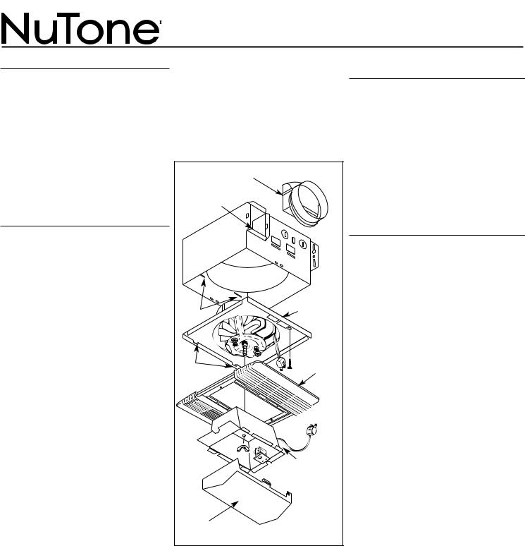 NuTone 769RFT User Manual