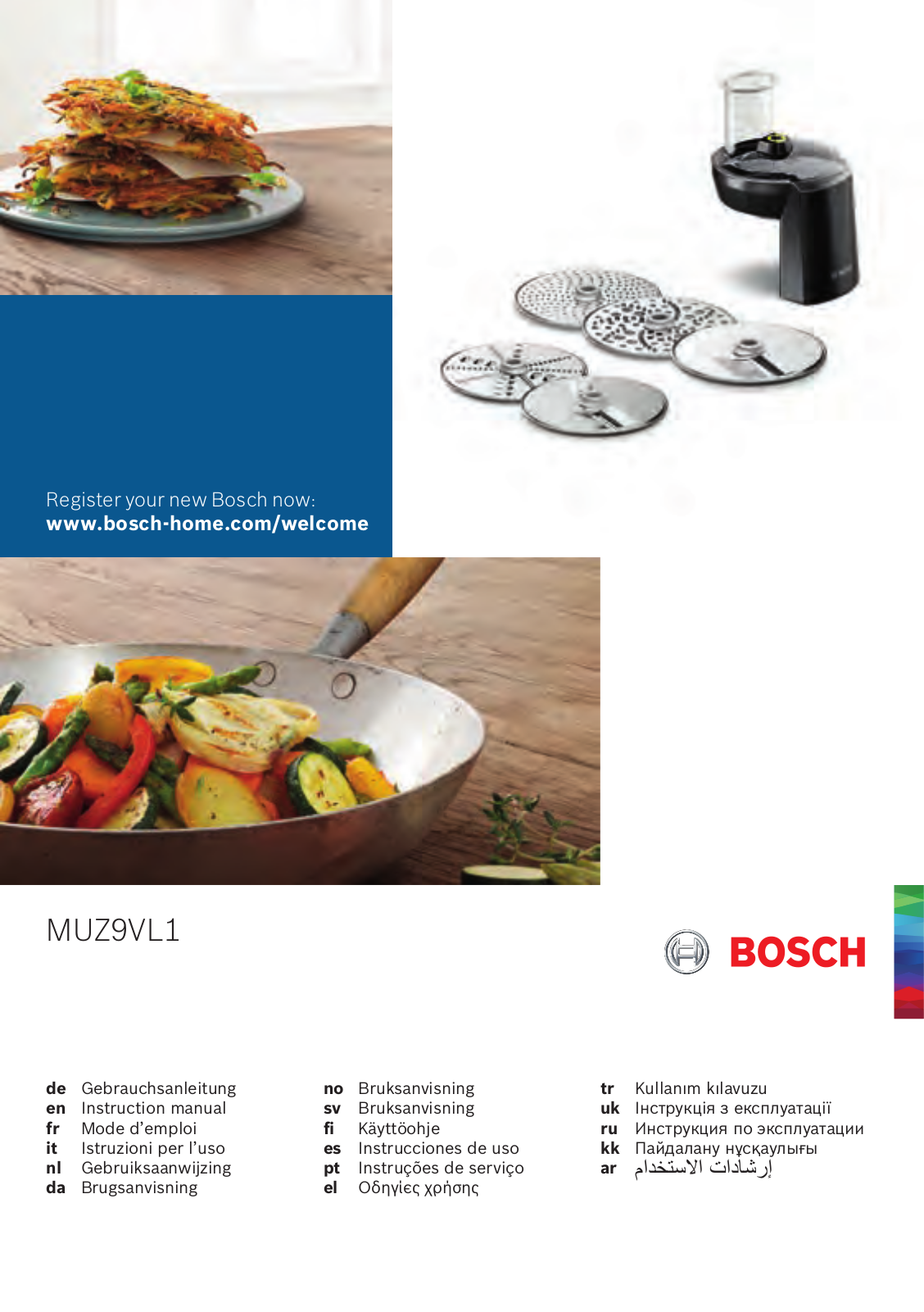 Bosch MUZ9VL1 User Manual